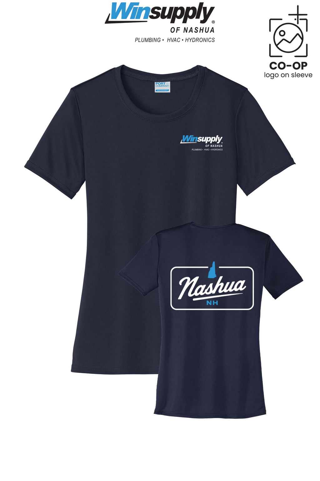 Port & Co™ Womens PerformanceUPF50 Tee - Winsupply of Nashua