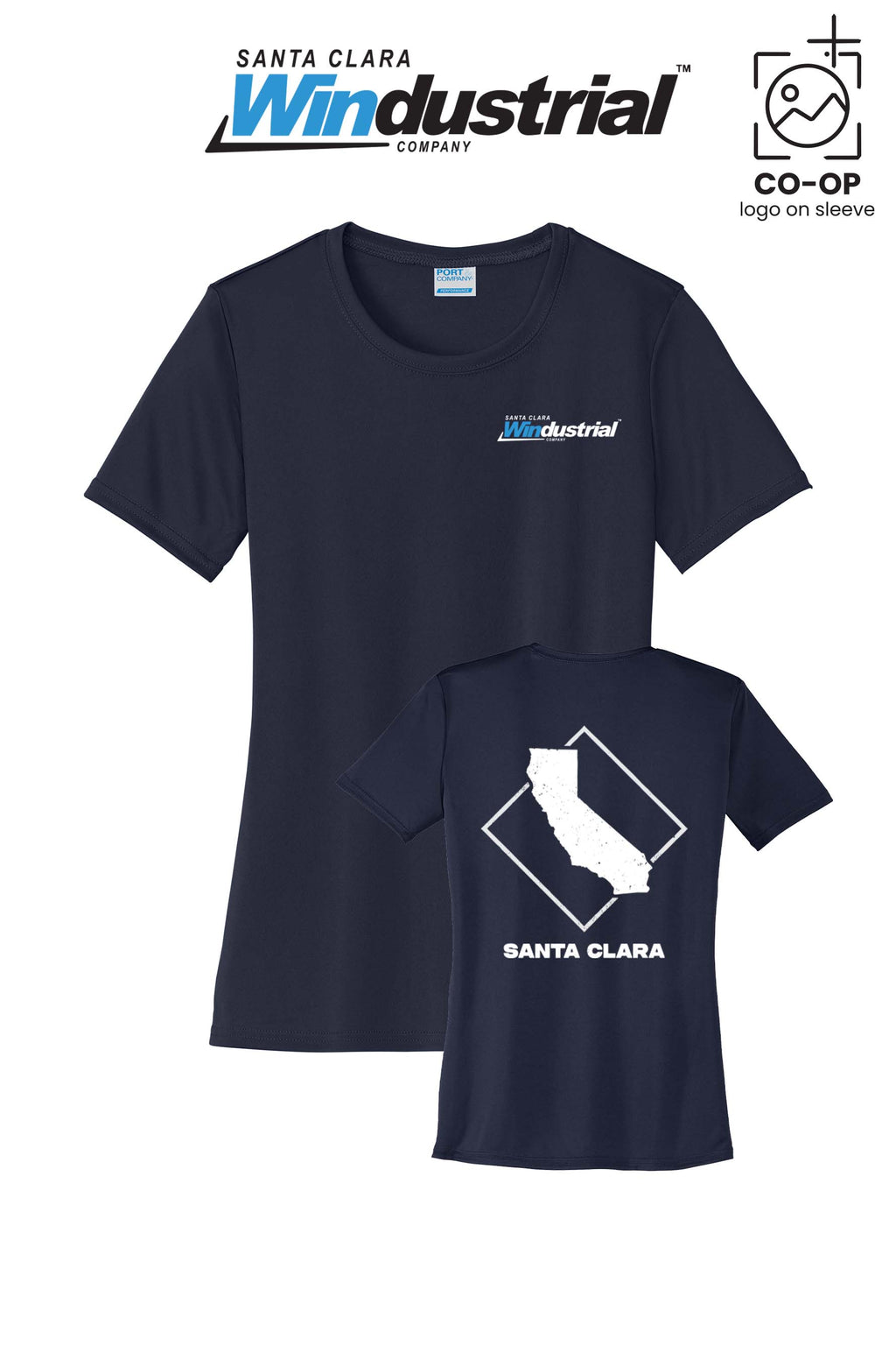 Port & Co™ Womens PerformanceUPF50 Tee - Santa Clara Windustrial