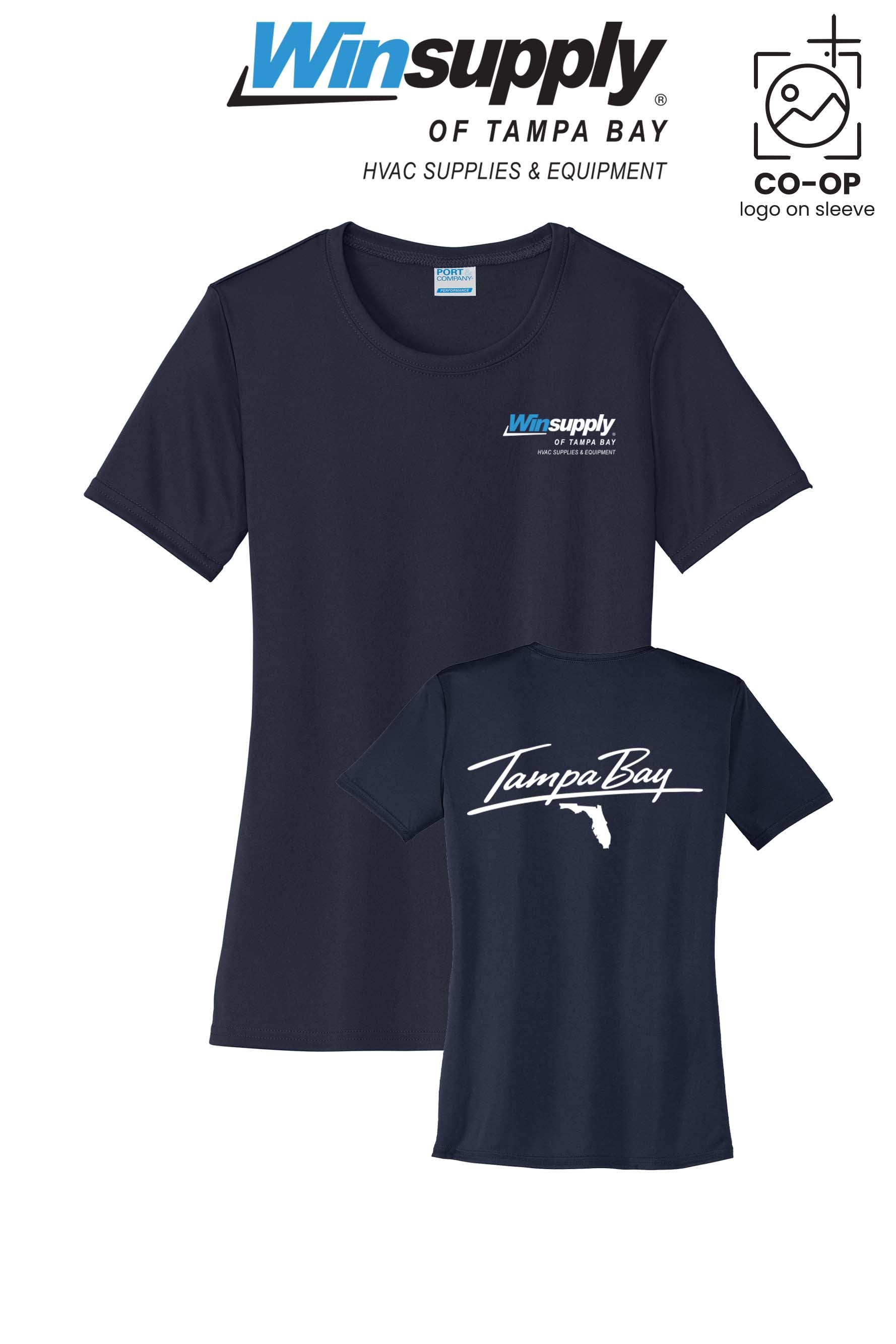 Port & Co™ Womens PerformanceUPF50 Tee - Winsupply of Tampa Bay