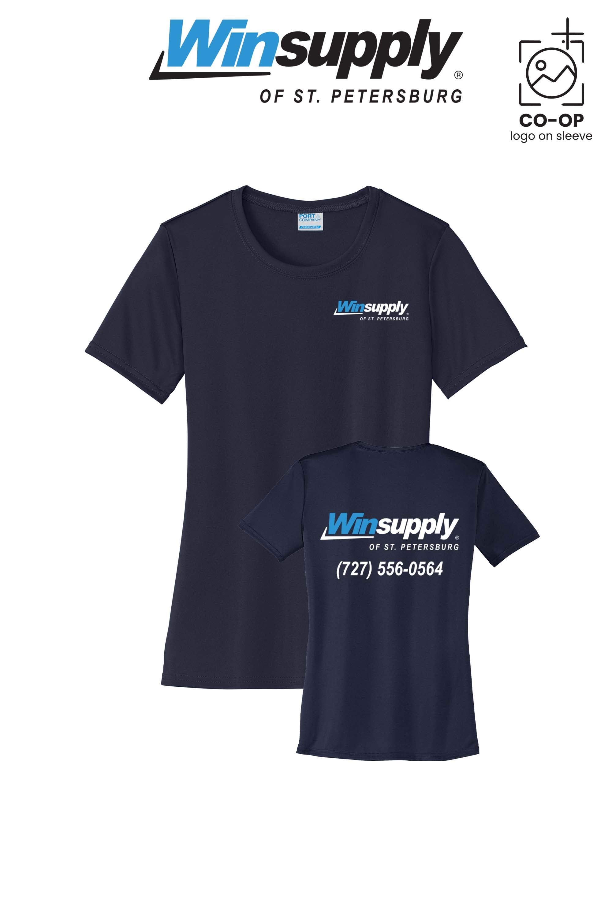 Port & Co™ Womens PerformanceUPF50 Tee - Winsupply of St. Petersburg