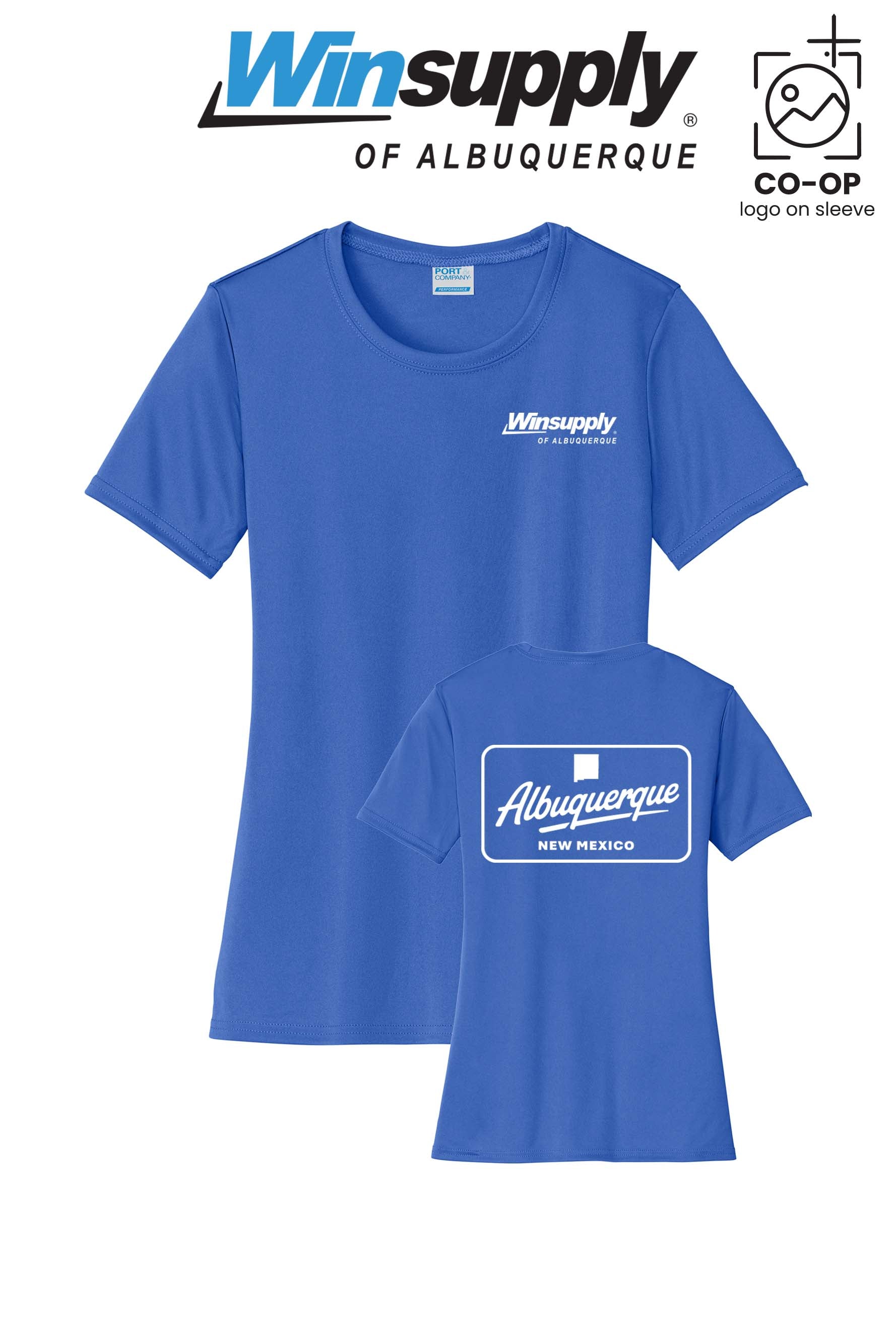 Port & Co™ Womens PerformanceUPF50 Tee - Winsupply of Albuquerque