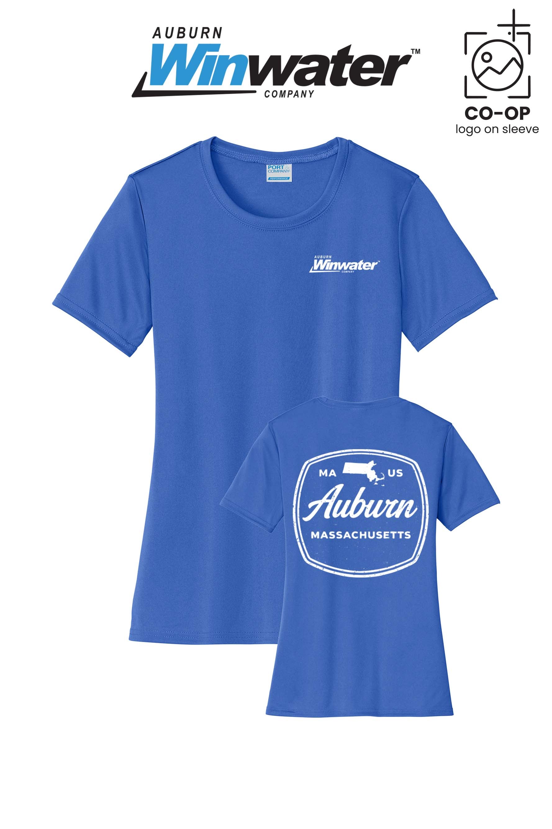 Port & Co™ Womens PerformanceUPF50 Tee - Auburn Winwater