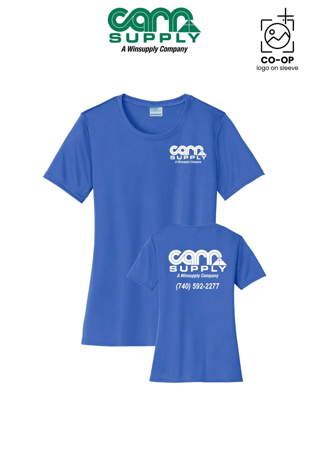 Port & Co™ Womens PerformanceUPF50 Tee - Carr Supply - Athens