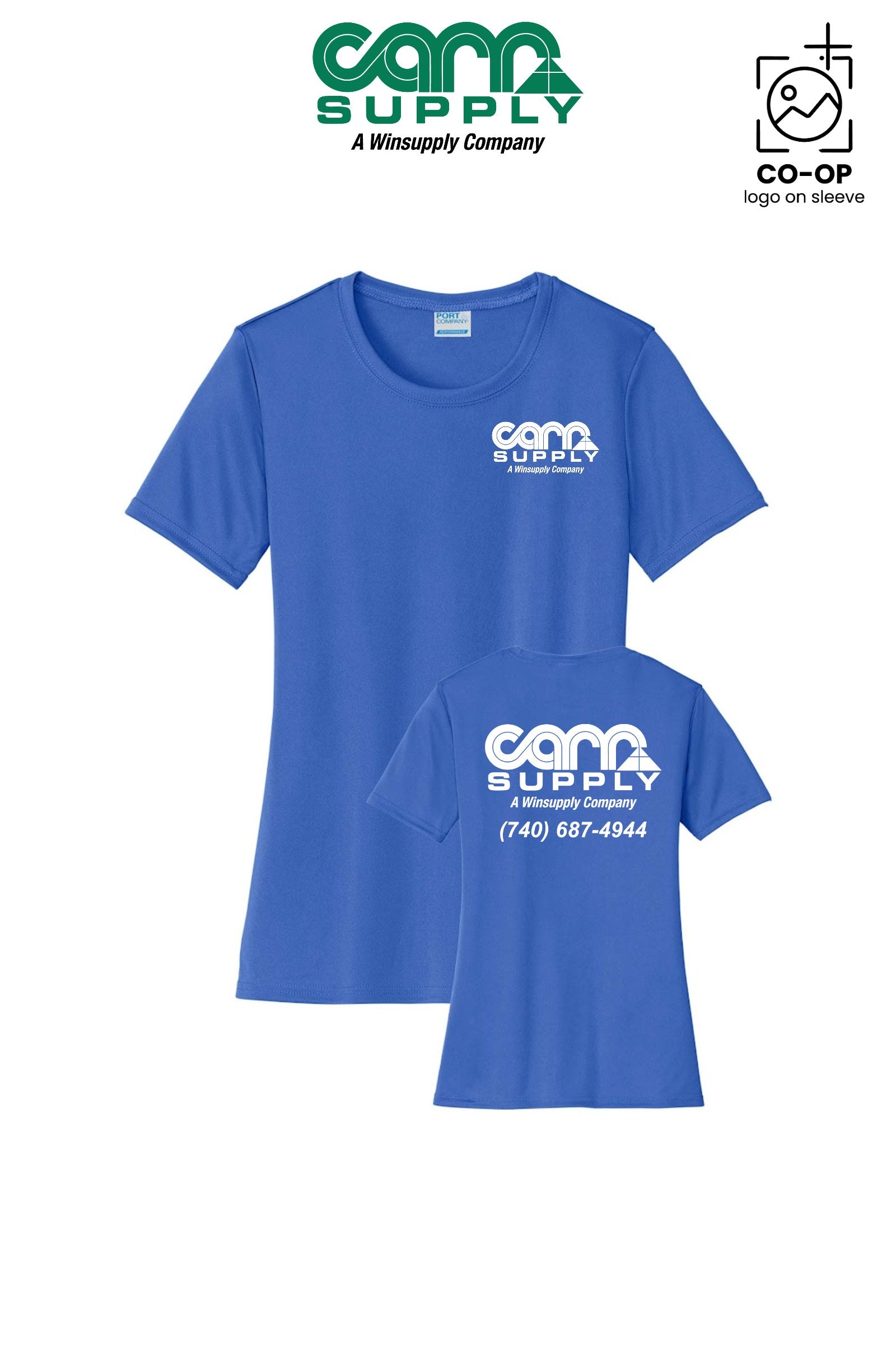 Port & Co™ Womens PerformanceUPF50 Tee - Carr Supply - Lancaster