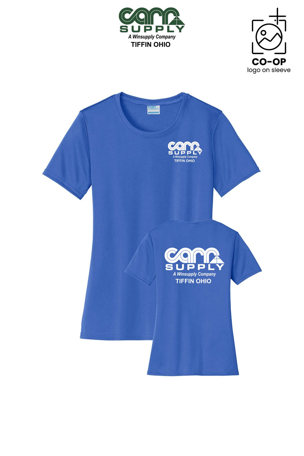 Port & Co™ Womens PerformanceUPF50 Tee - Carr Supply - Tiffin