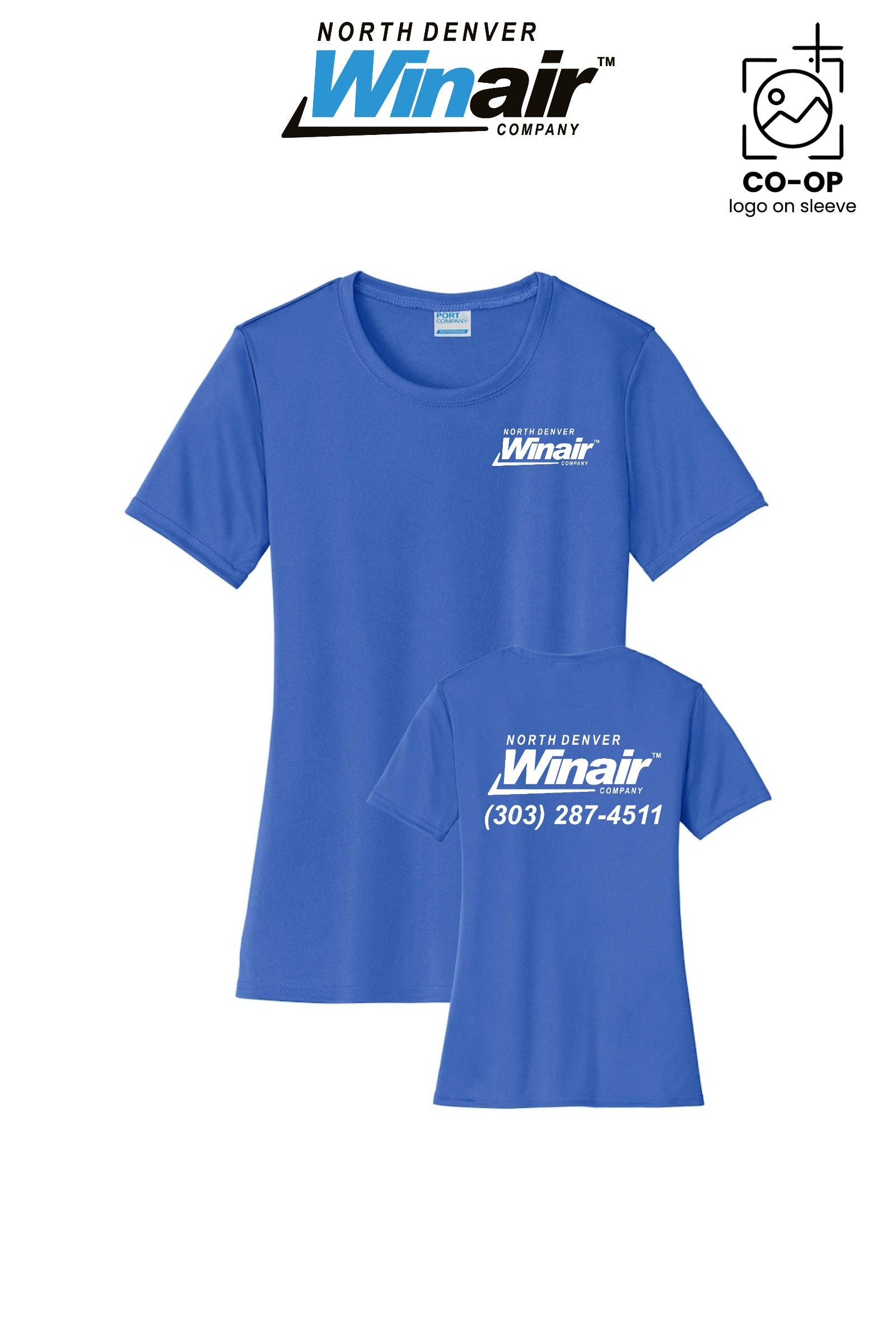 Port & Co™ Womens PerformanceUPF50 Tee - North Denver Winair