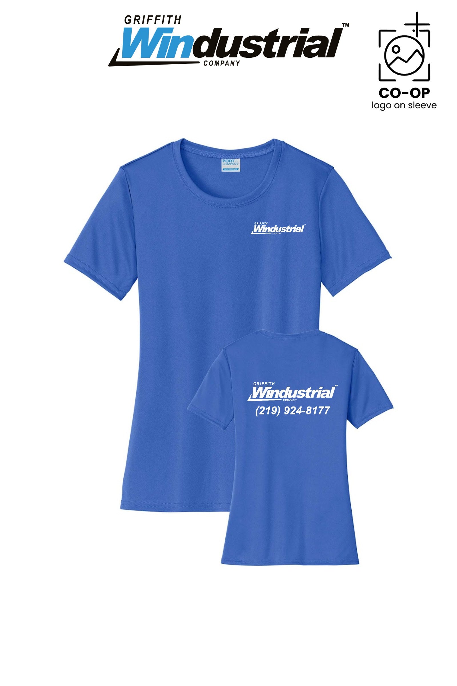 Port & Co™ Womens PerformanceUPF50 Tee - Griffith Windustrial