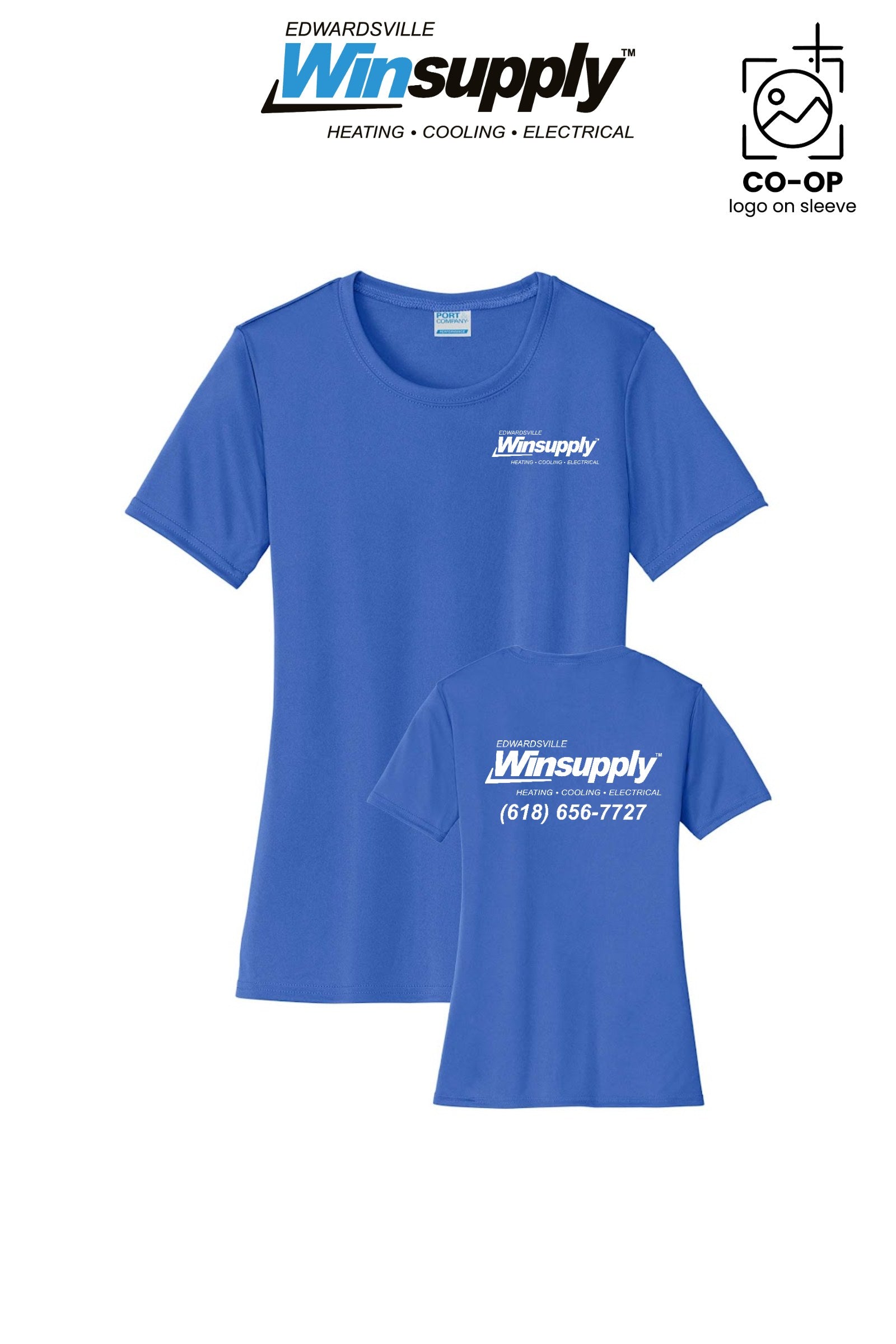 Port & Co™ Womens PerformanceUPF50 Tee - Edwardsville Winsupply