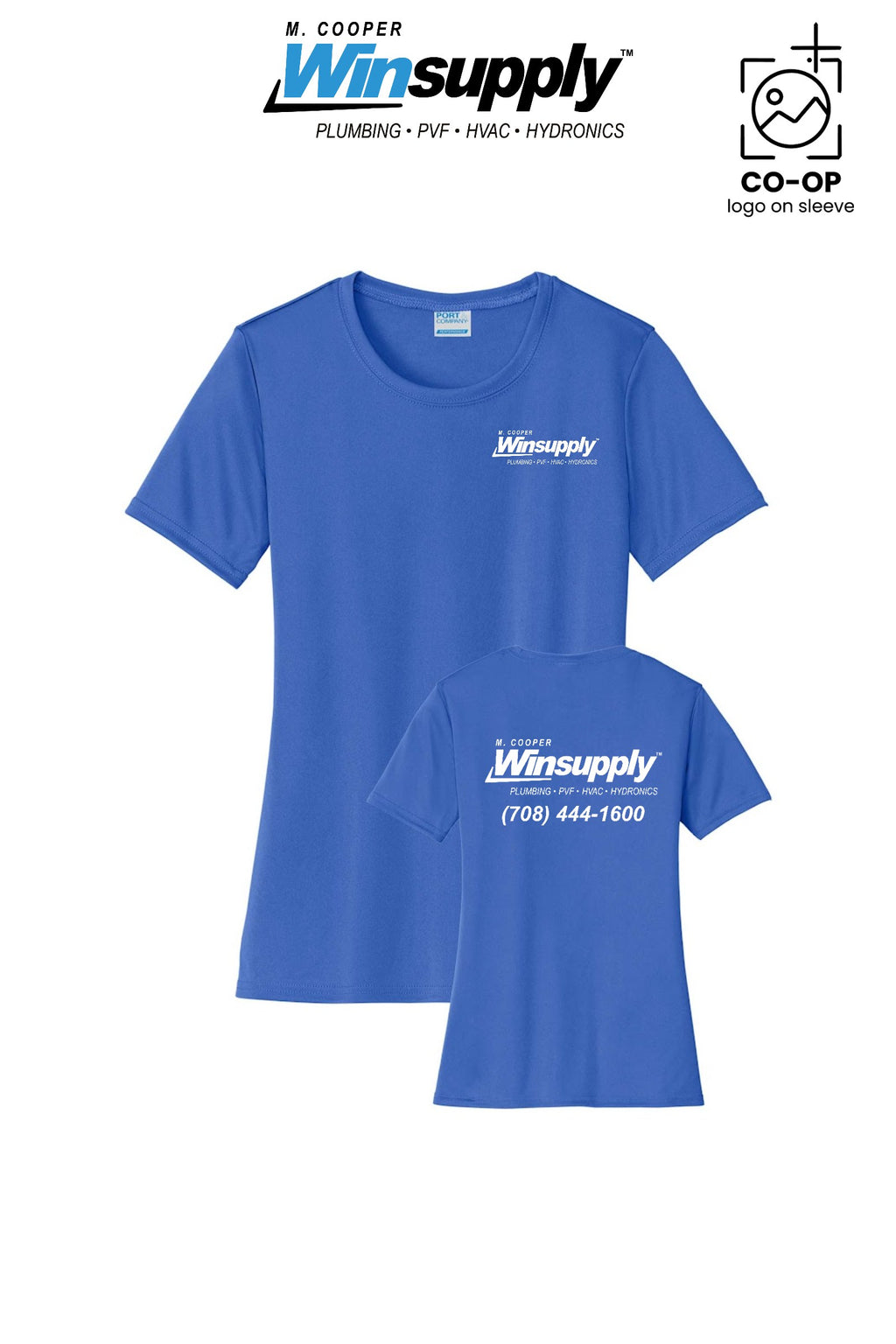 Port & Co™ Womens PerformanceUPF50 Tee - M. Cooper Winsupply Co.