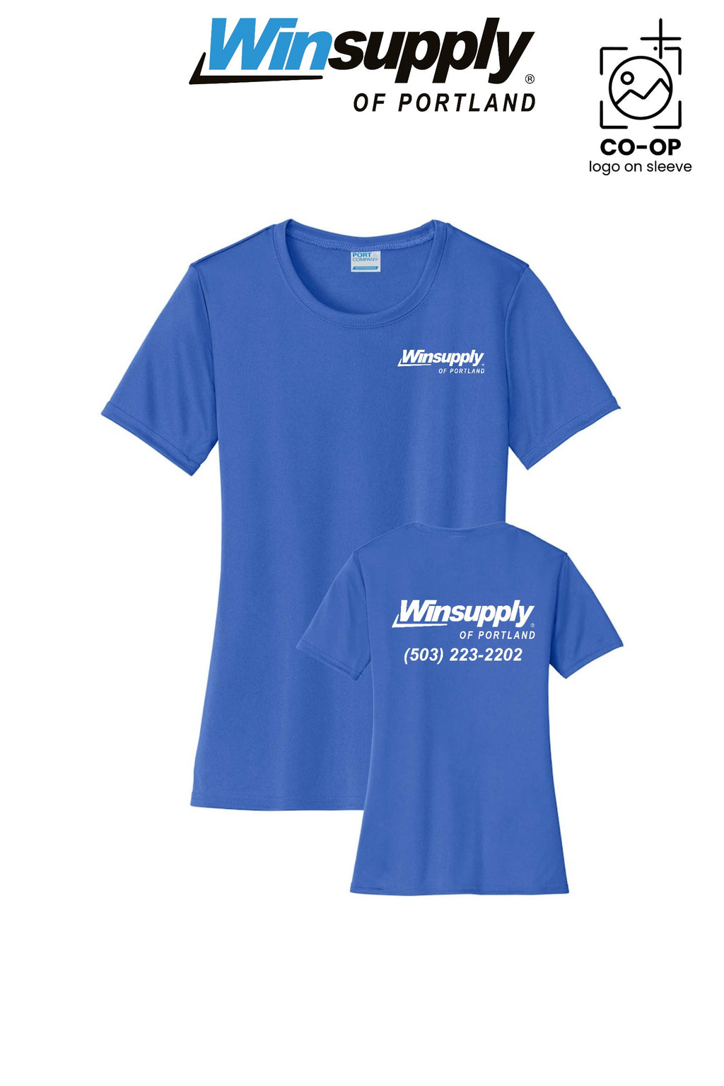 Port & Co™ Womens PerformanceUPF50 Tee - Winsupply of Portland