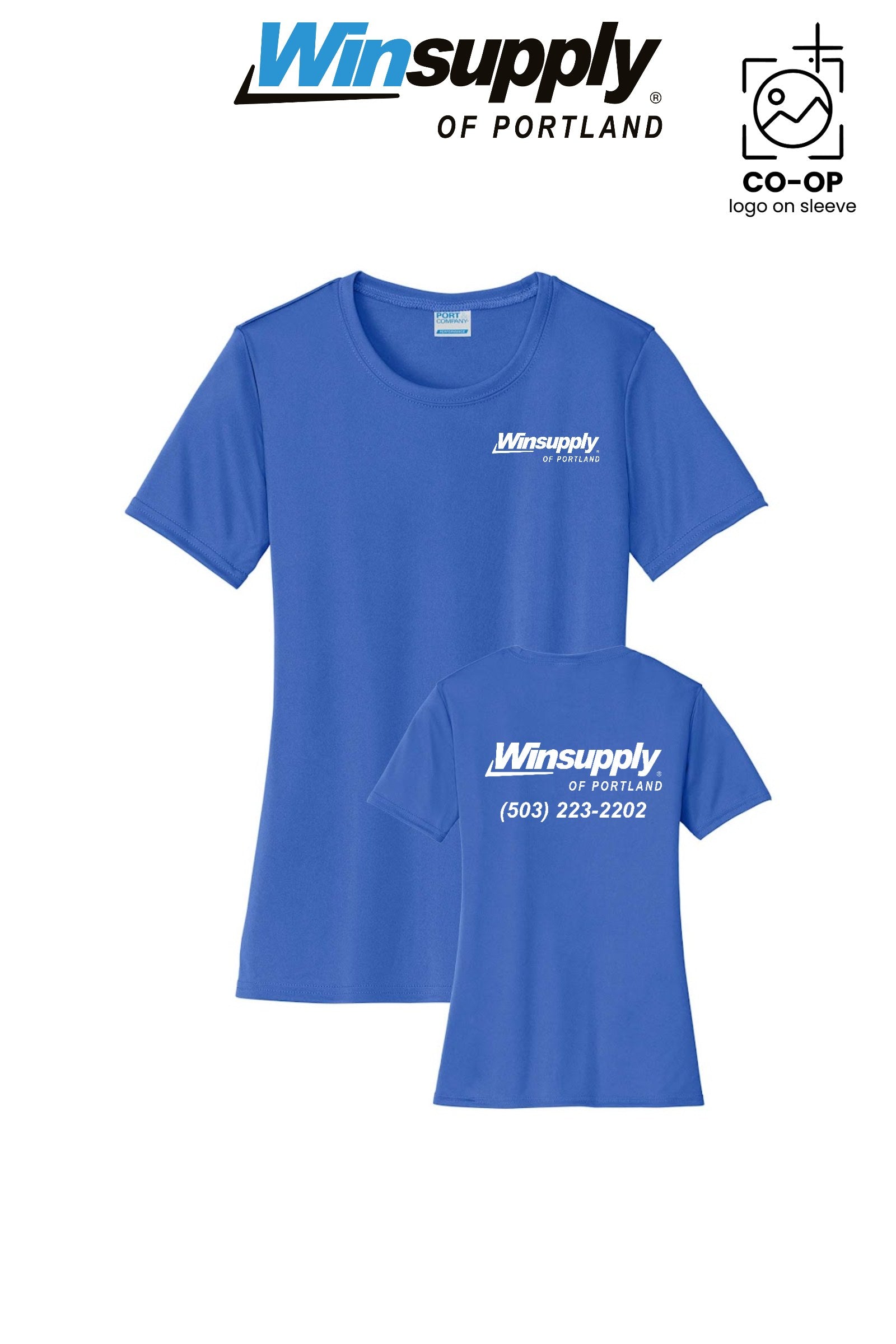 Port & Co™ Womens PerformanceUPF50 Tee - Winsupply of Portland