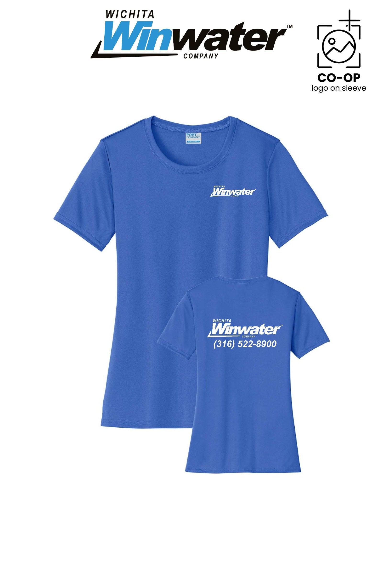 Port & Co™ Womens PerformanceUPF50 Tee - Wichita Winwater