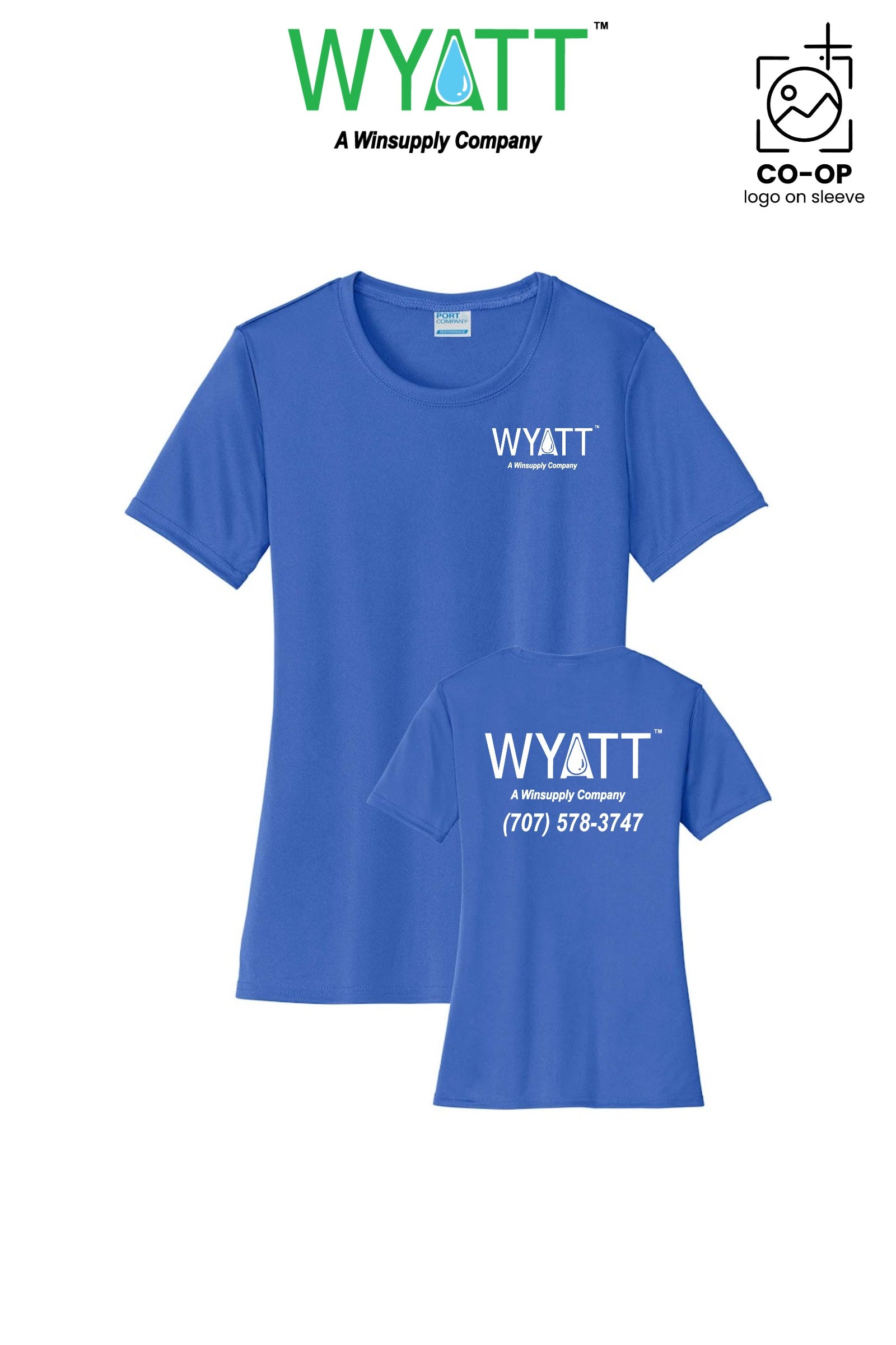 Port & Co™ Womens PerformanceUPF50 Tee - Wyatt Irrigation of Santa Rosa