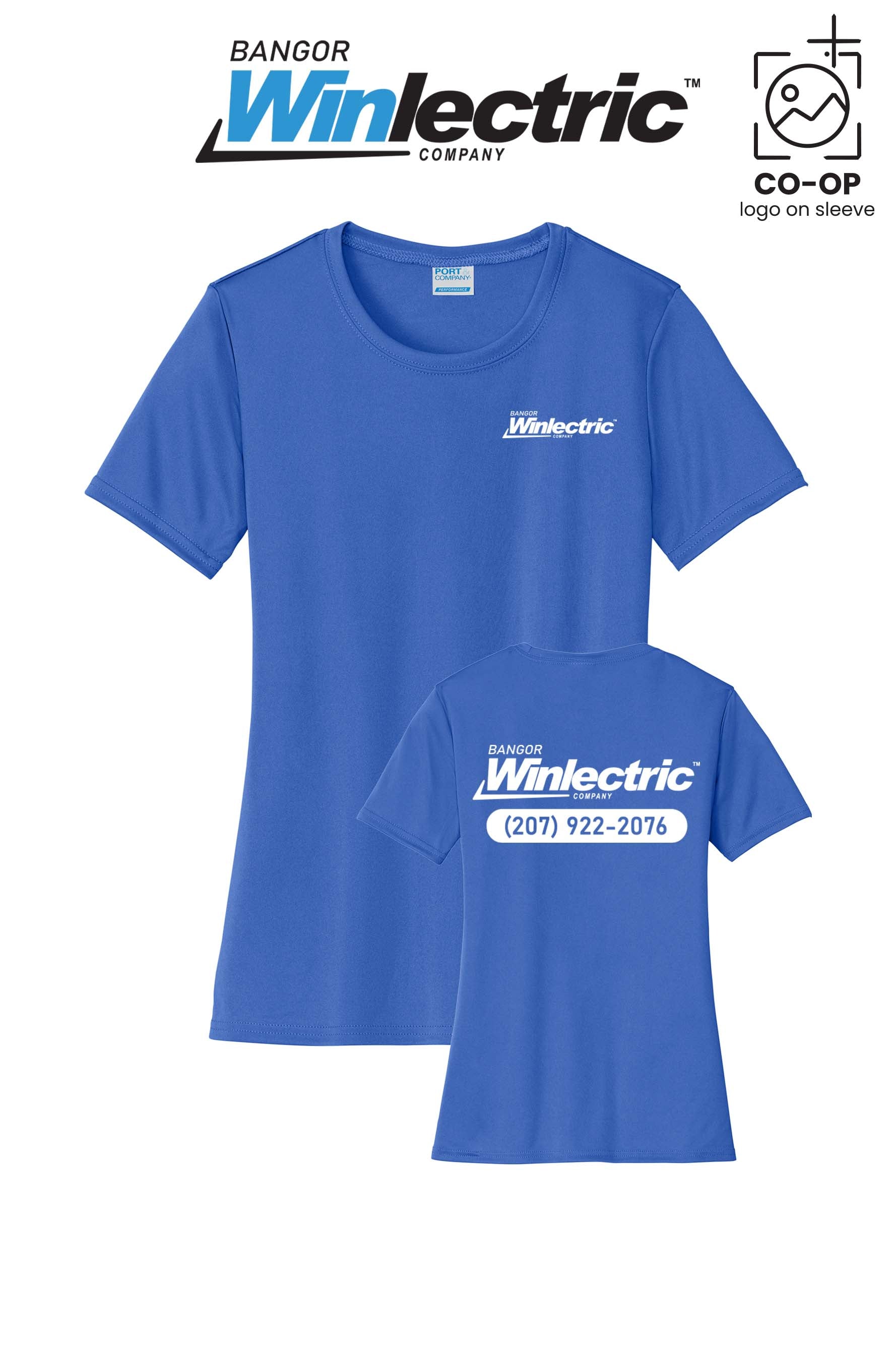 Port & Co™ Womens PerformanceUPF50 Tee - Winlectric Bangor