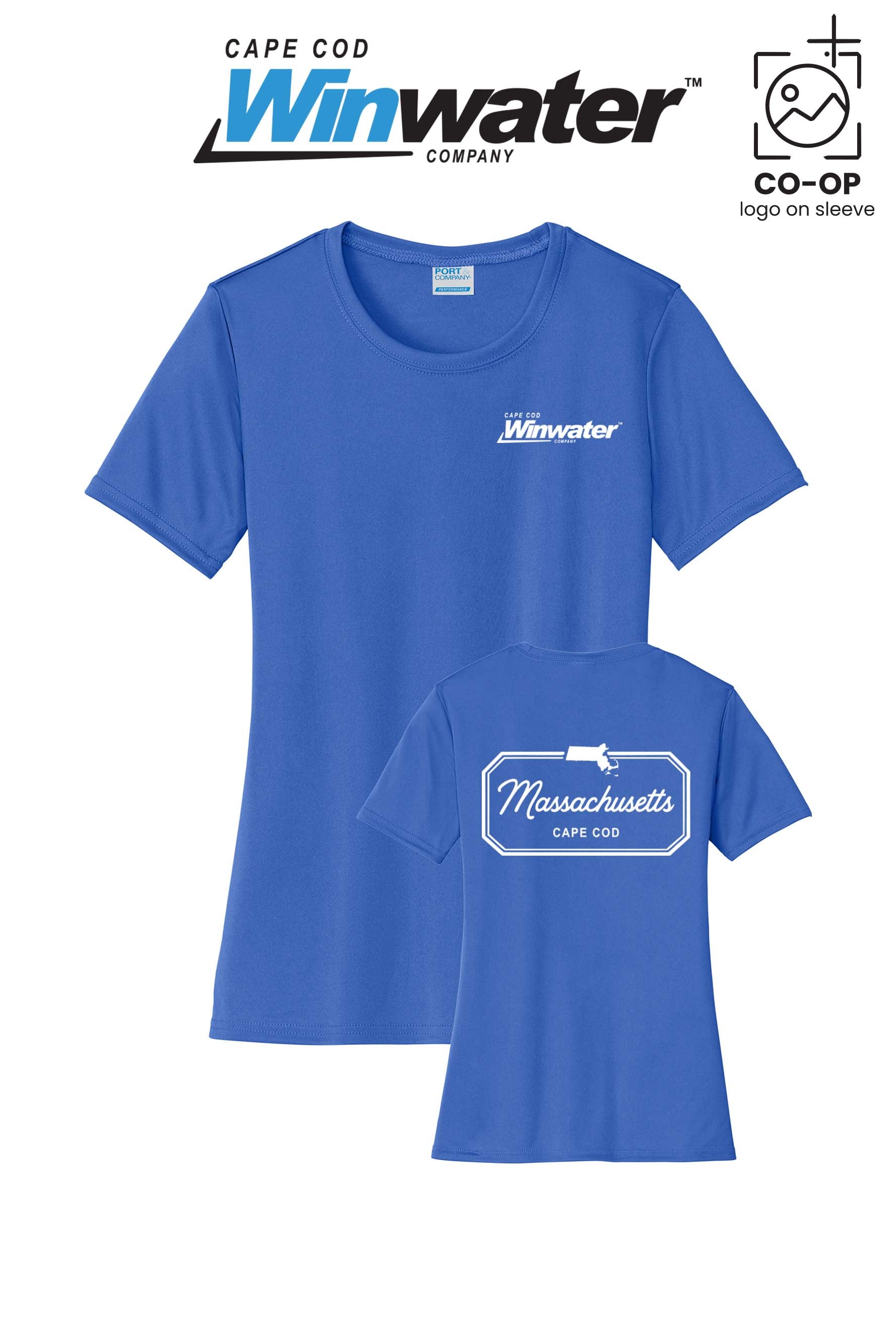 Port & Co™ Womens PerformanceUPF50 Tee - Winwater Cape Cod