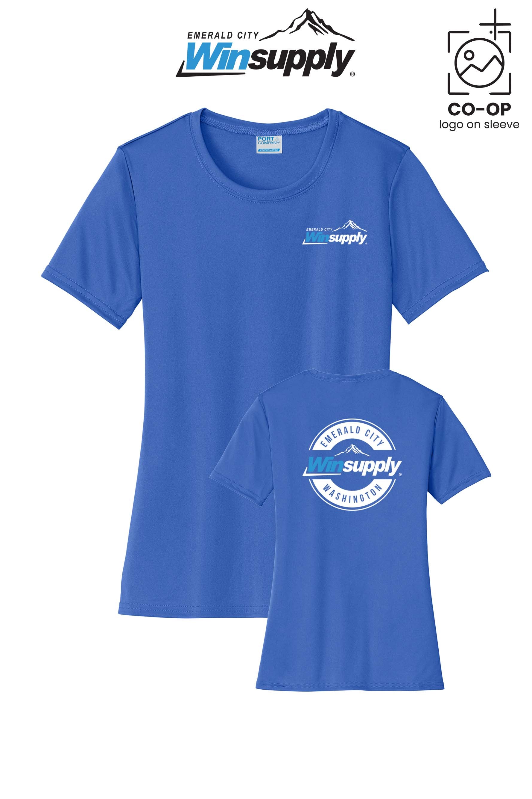 Port & Co™ Womens PerformanceUPF50 Tee - Winsupply Emerald City