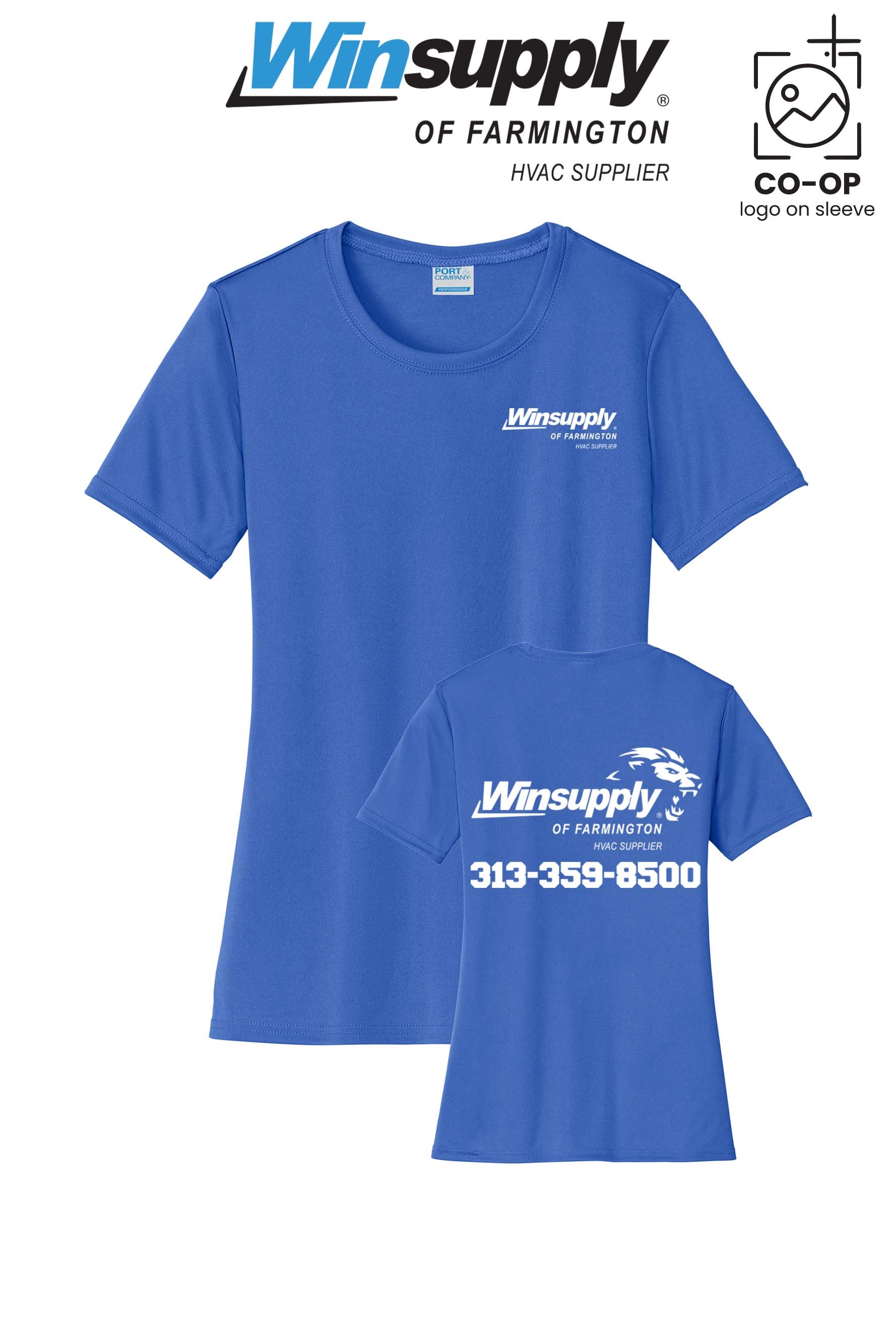 Port & Co™ Womens PerformanceUPF50 Tee - Winsupply of Farmington