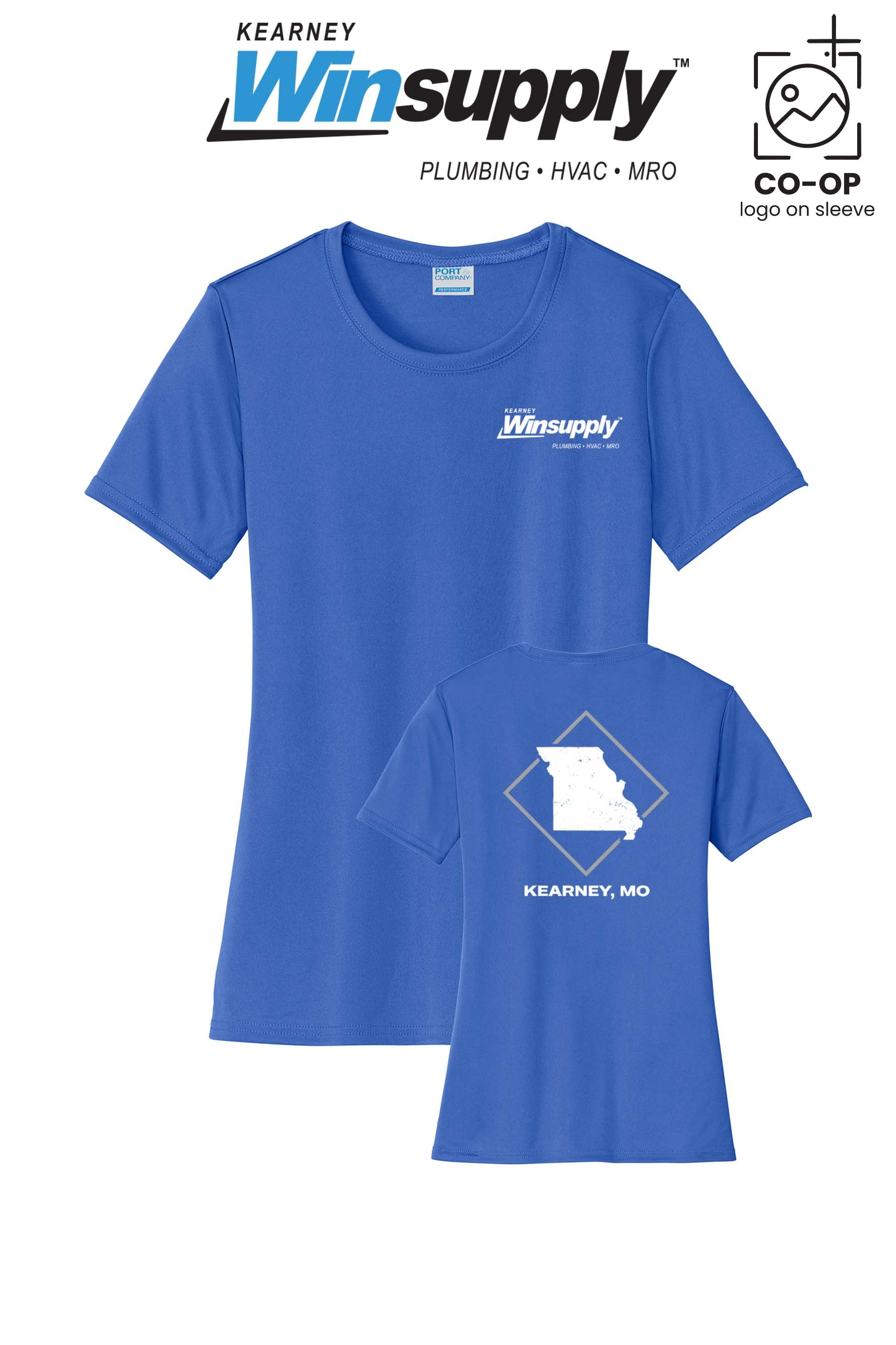 Port & Co™ Womens PerformanceUPF50 Tee - Kearney Winsupply