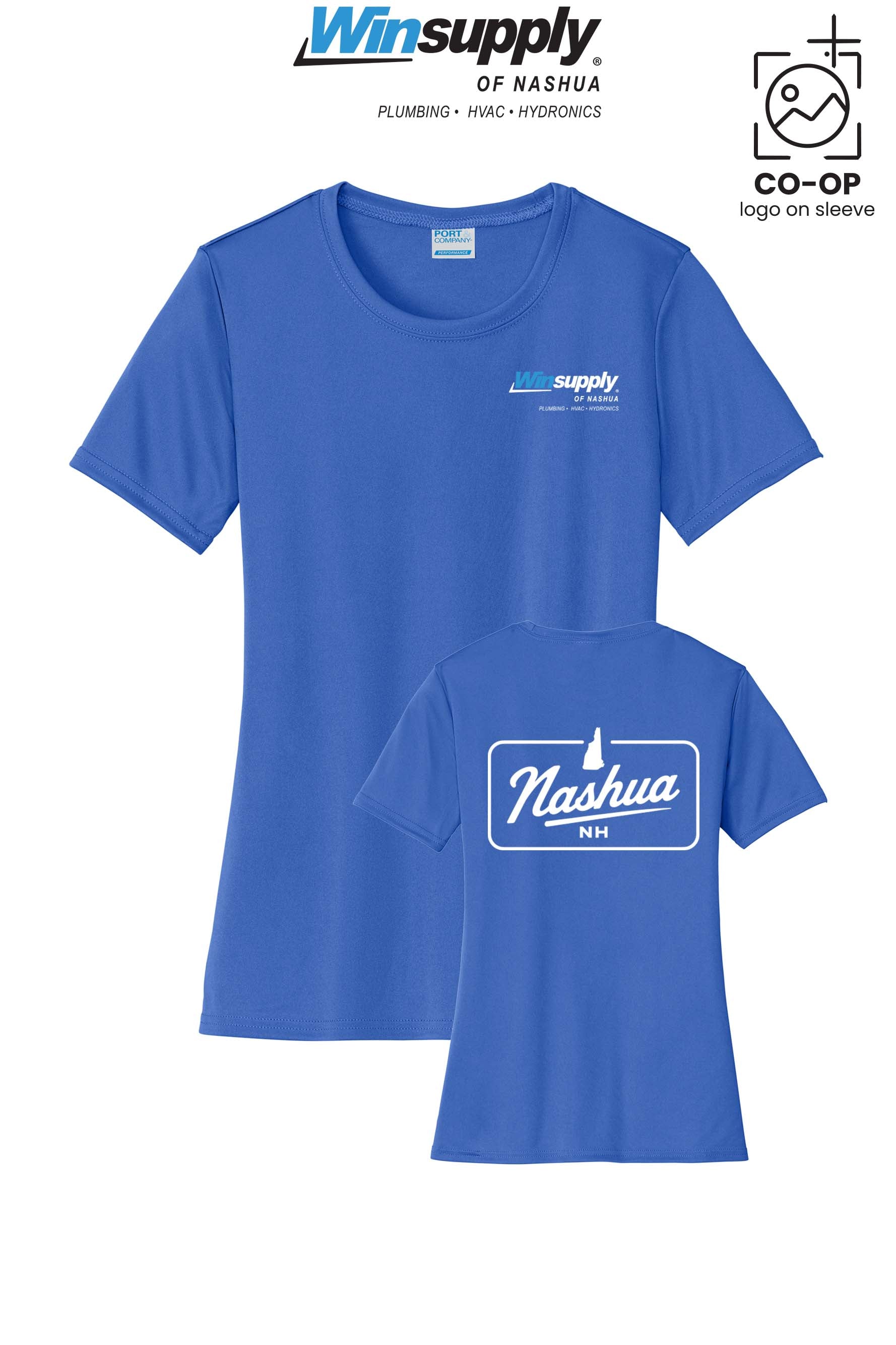 Port & Co™ Womens PerformanceUPF50 Tee - Winsupply of Nashua