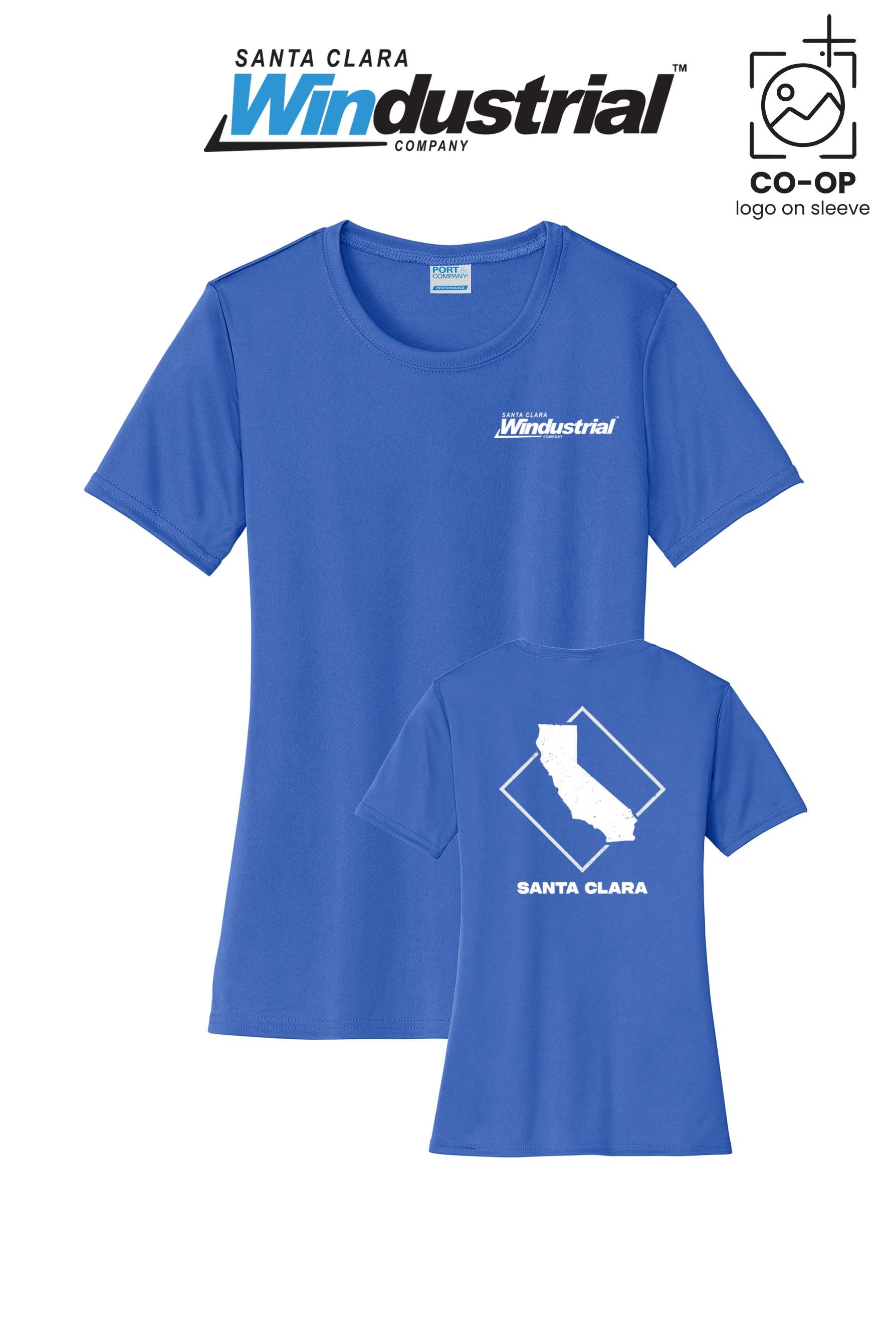 Port & Co™ Womens PerformanceUPF50 Tee - Santa Clara Windustrial