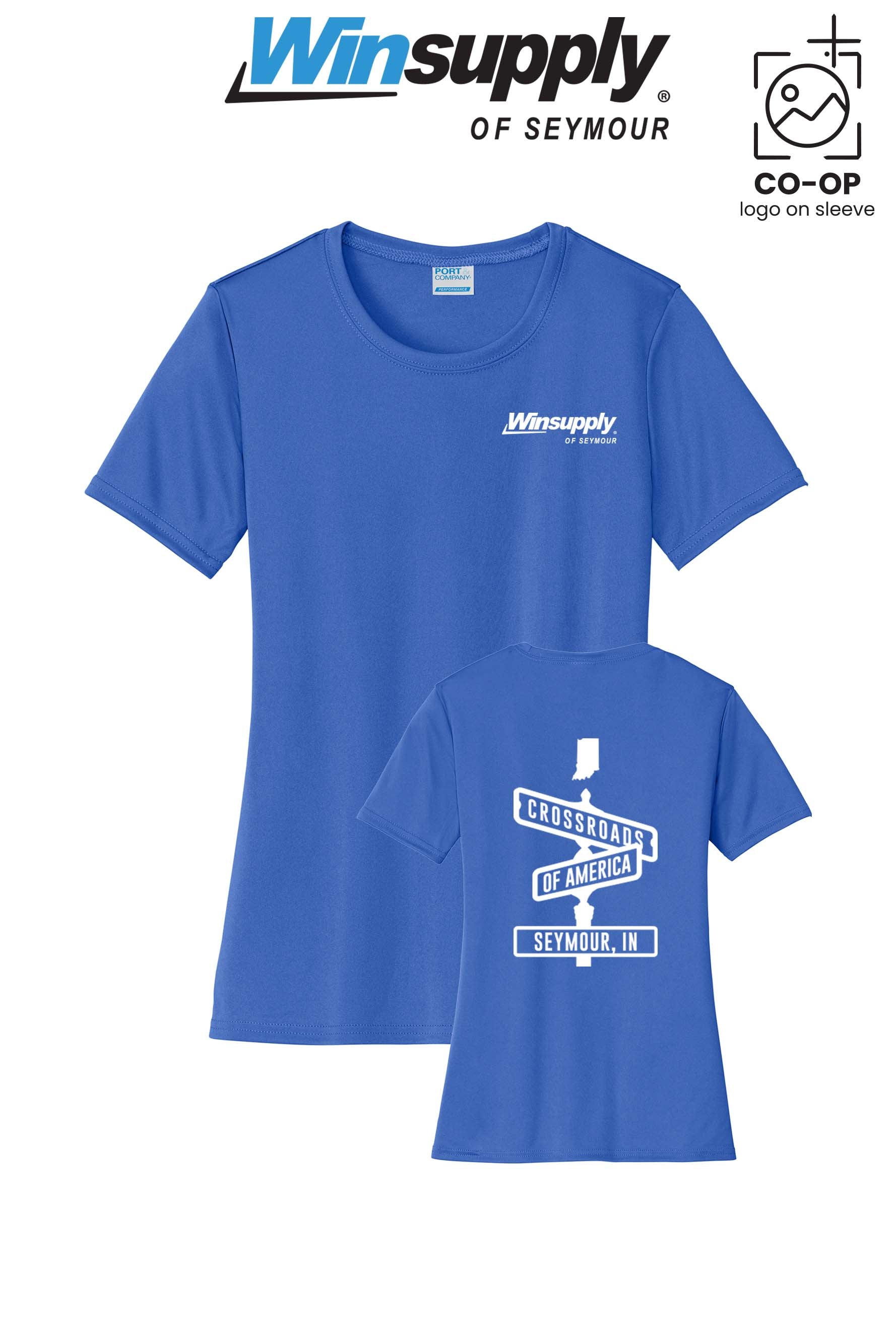 Port & Co™ Womens PerformanceUPF50 Tee - Winsupply of Seymour IN