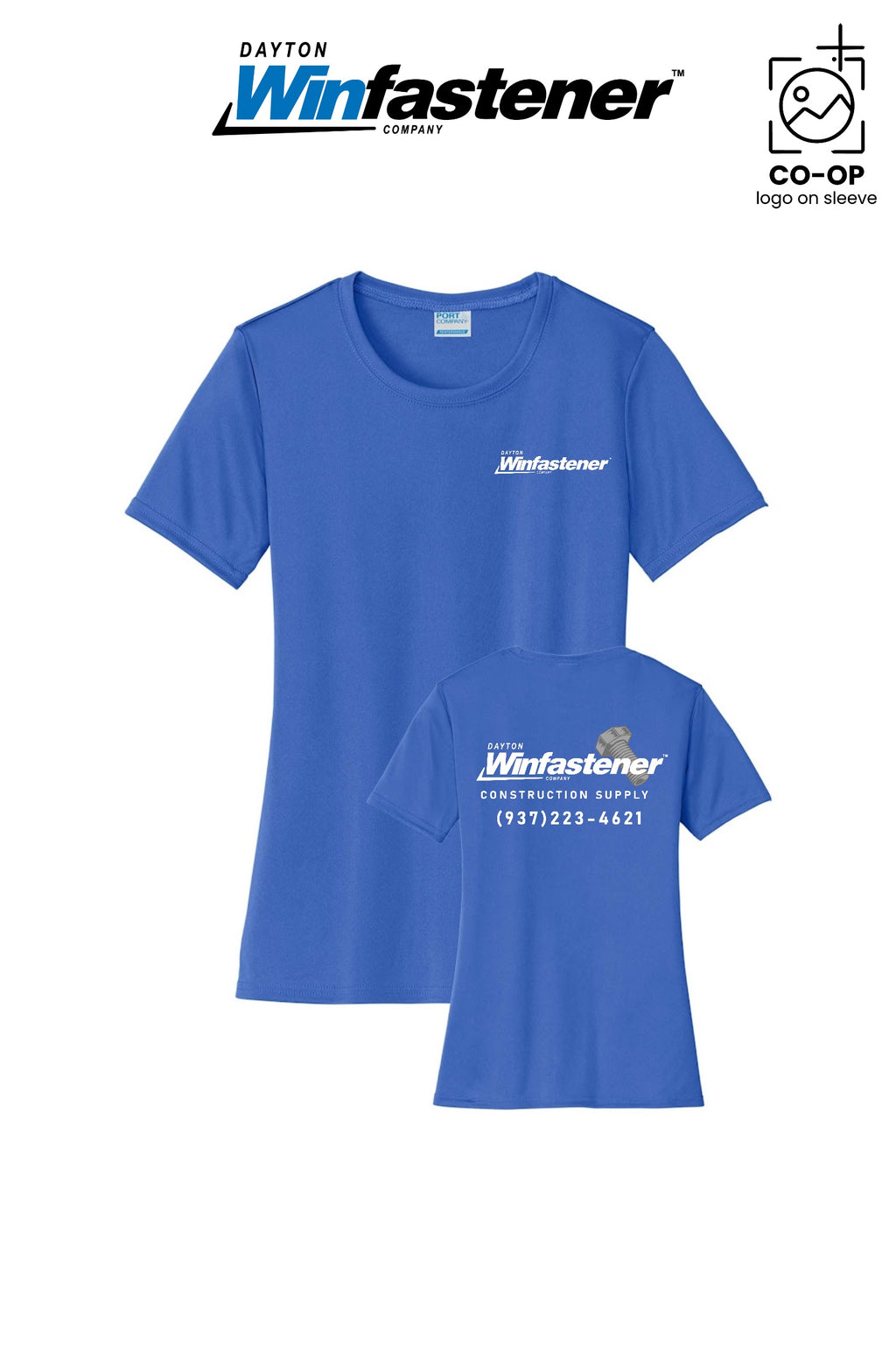 Port & Co™ Womens PerformanceUPF50 Tee - Dayton Winfastener