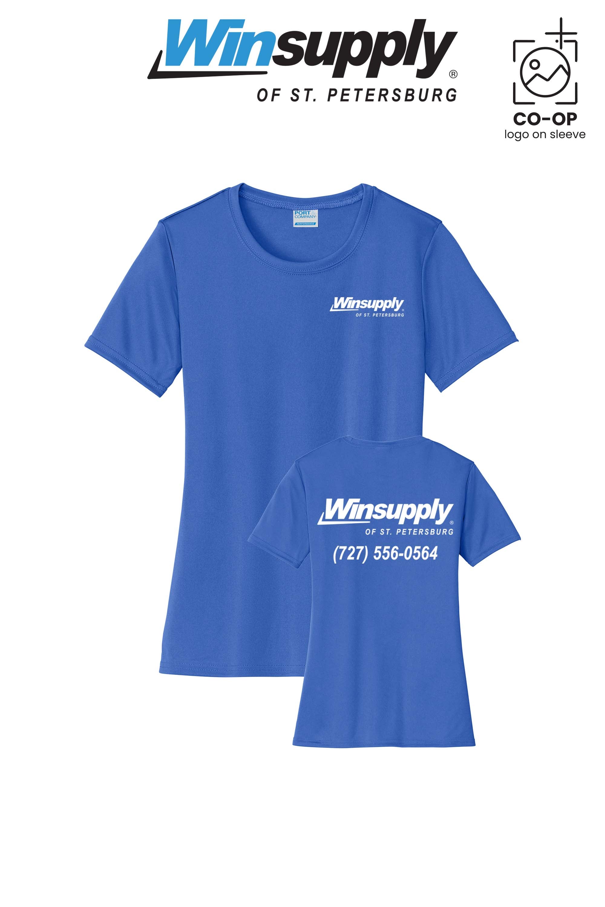 Port & Co™ Womens PerformanceUPF50 Tee - Winsupply of St. Petersburg
