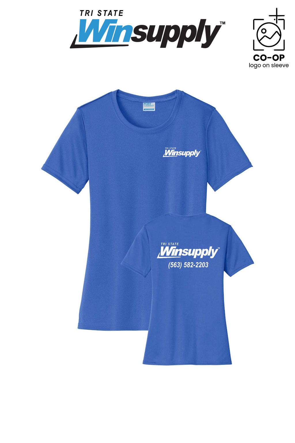 Port & Co™ Womens PerformanceUPF50 Tee - Tri-State Winsupply