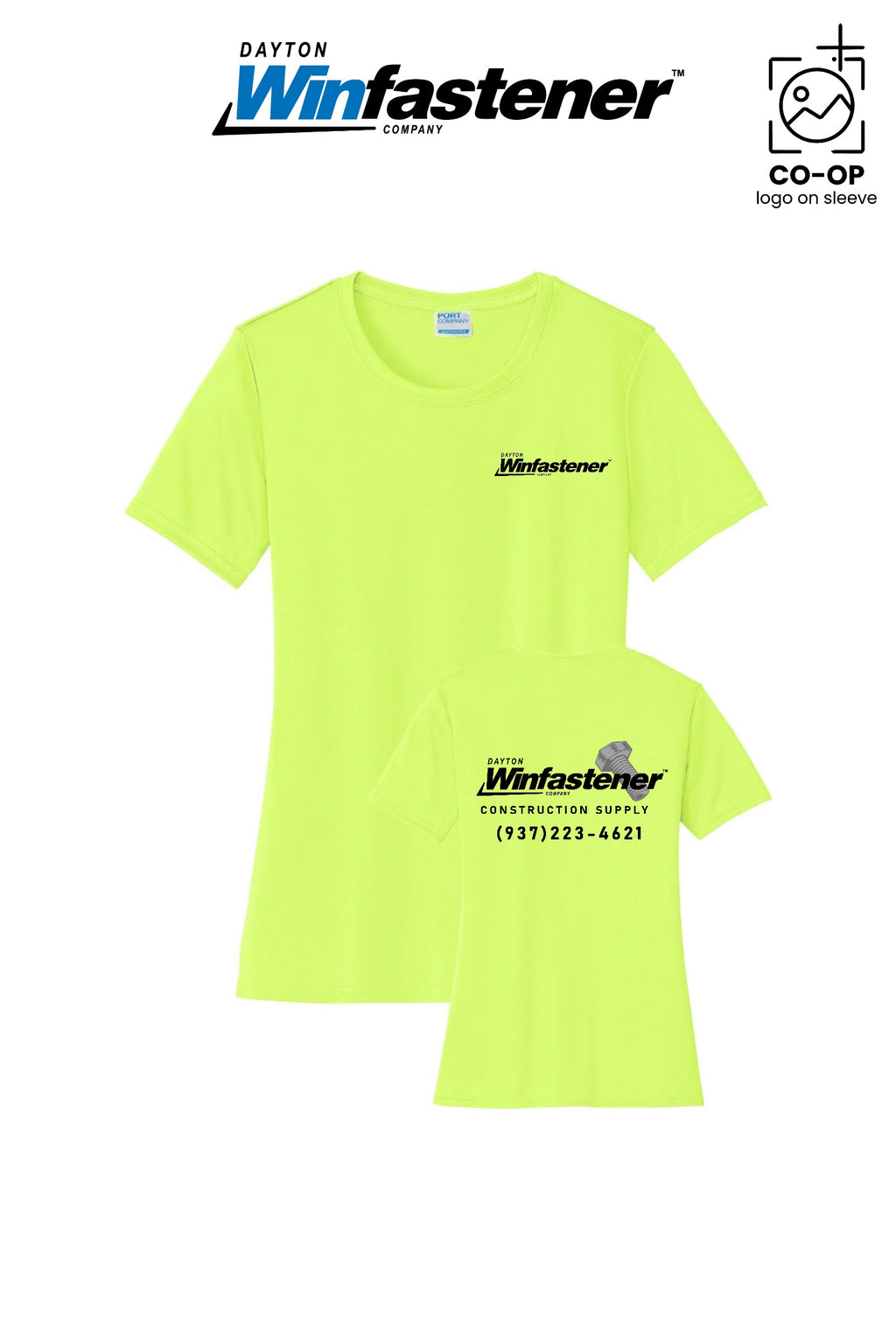 Port & Co™ Womens PerformanceUPF50 Tee - Dayton Winfastener
