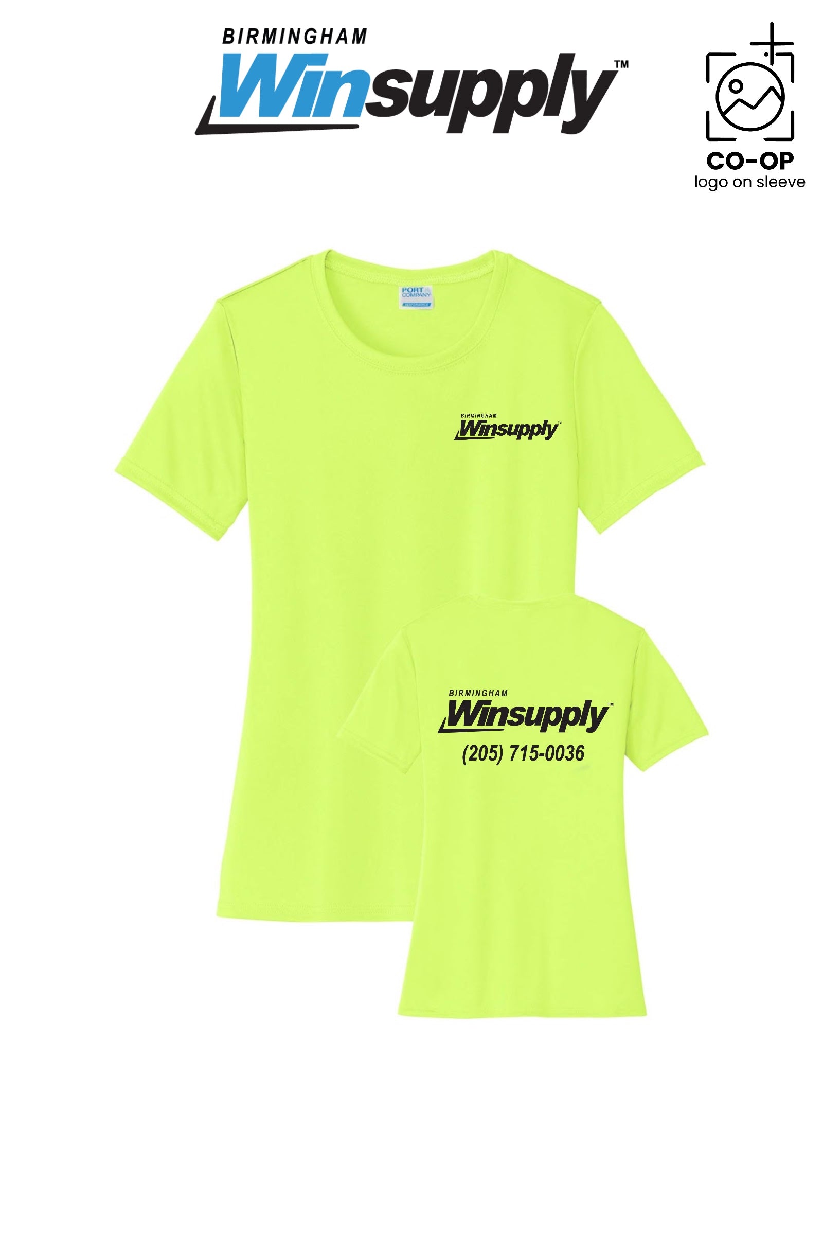 Port & Co™ Womens PerformanceUPF50 Tee - Birmingham Winsupply