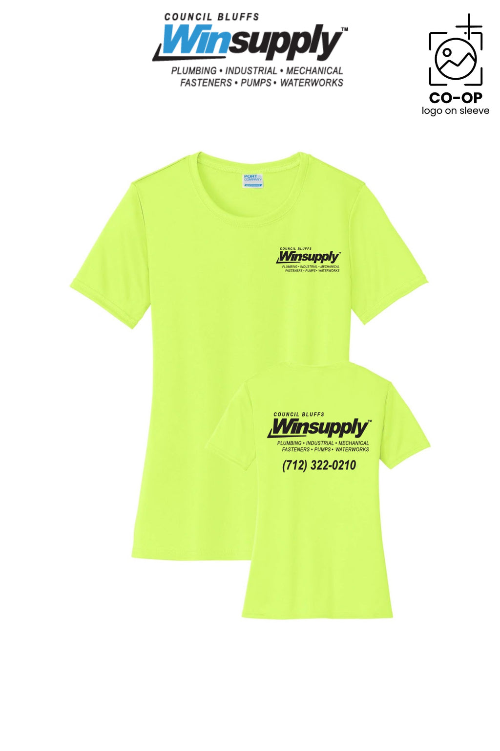 Port & Co™ Womens PerformanceUPF50 Tee - Council Bluffs Winsupply