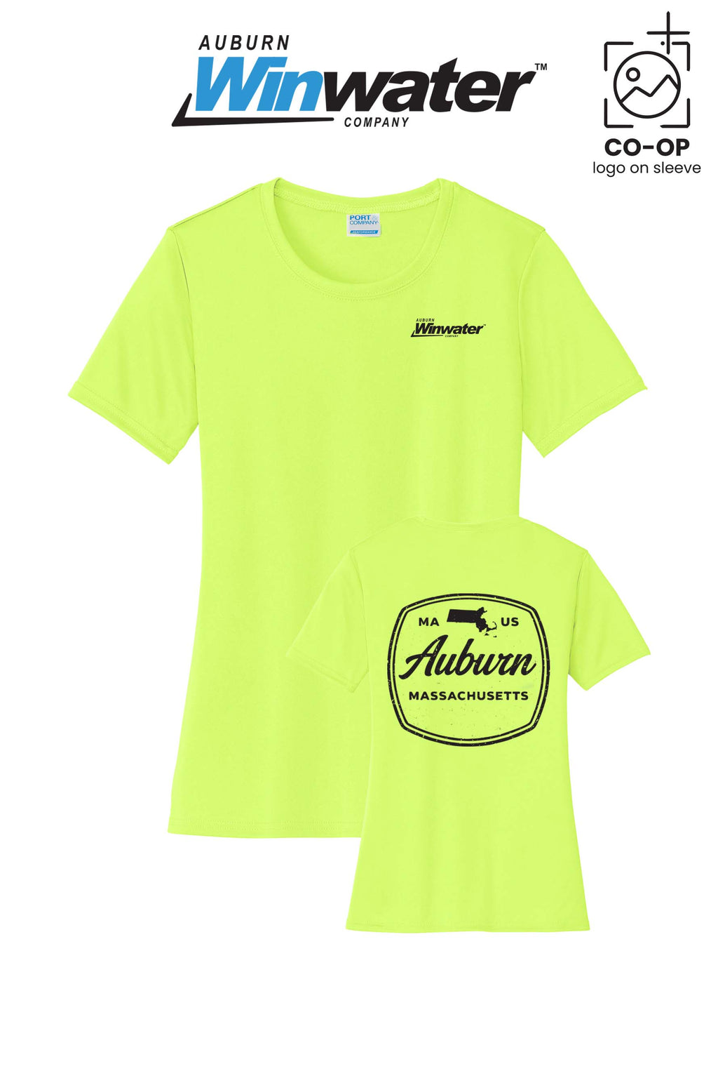 Port & Co™ Womens PerformanceUPF50 Tee - Auburn Winwater