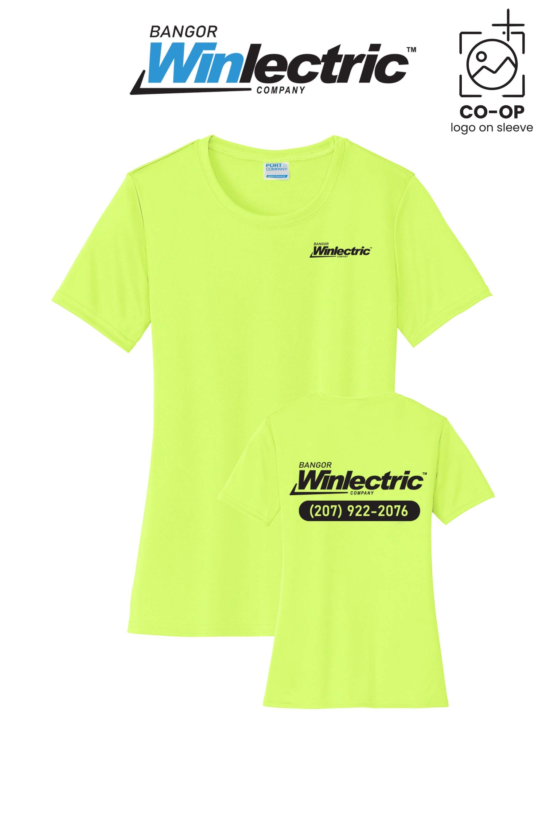 Port & Co™ Womens PerformanceUPF50 Tee - Winlectric Bangor