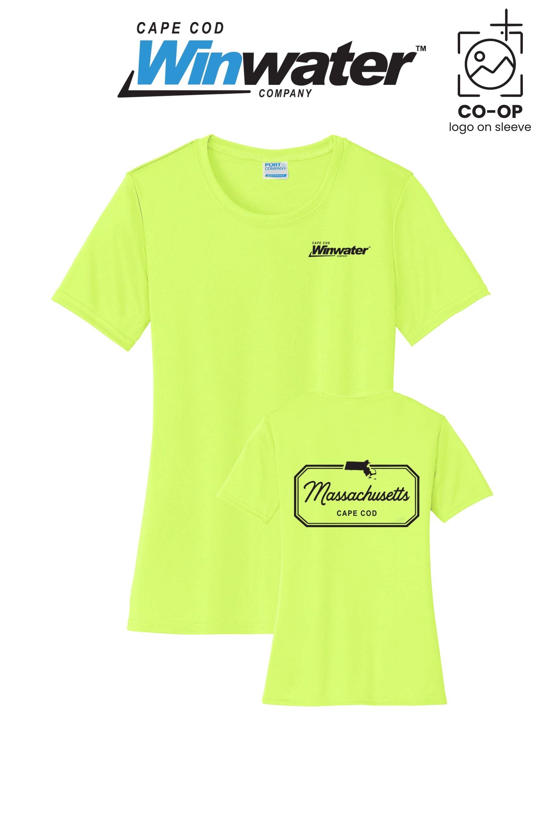 Port & Co™ Womens PerformanceUPF50 Tee - Winwater Cape Cod