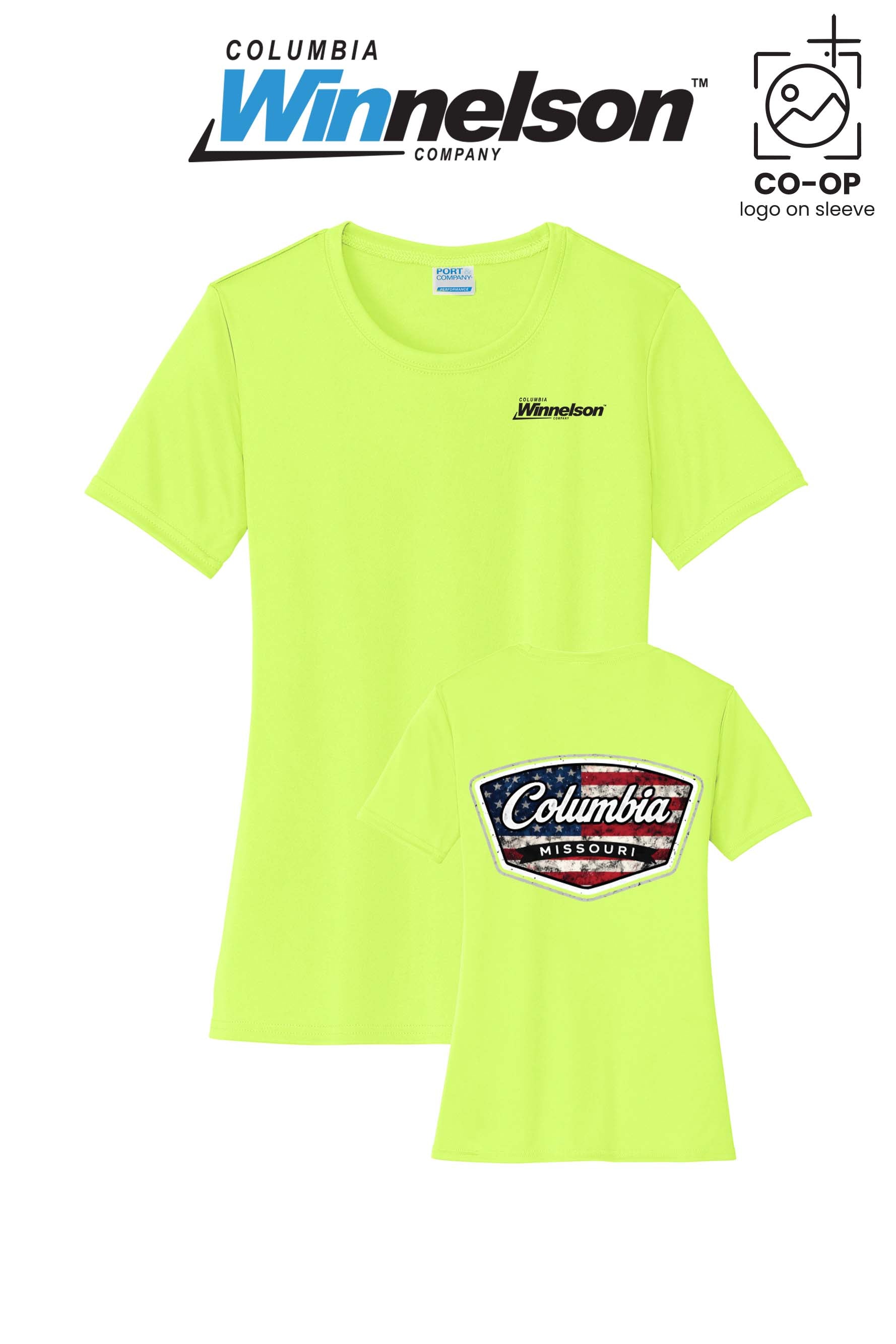 Port & Co™ Womens PerformanceUPF50 Tee - Columbia MO Winnelson
