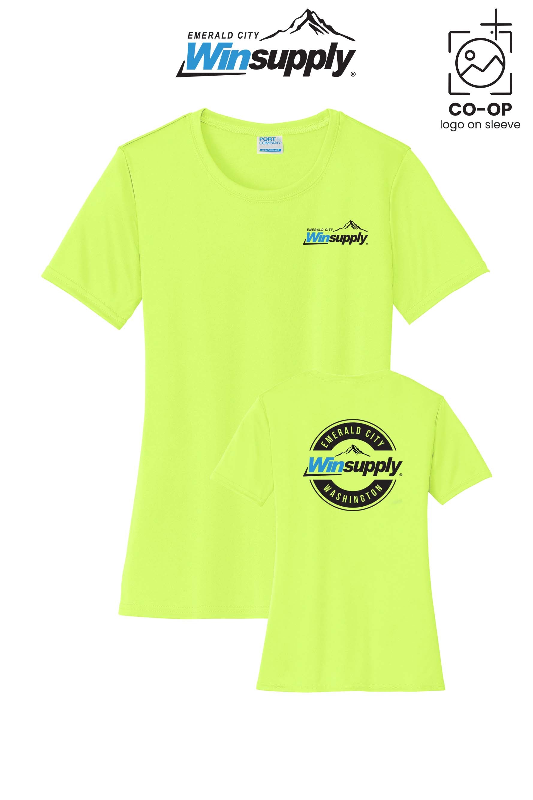 Port & Co™ Womens PerformanceUPF50 Tee - Winsupply Emerald City