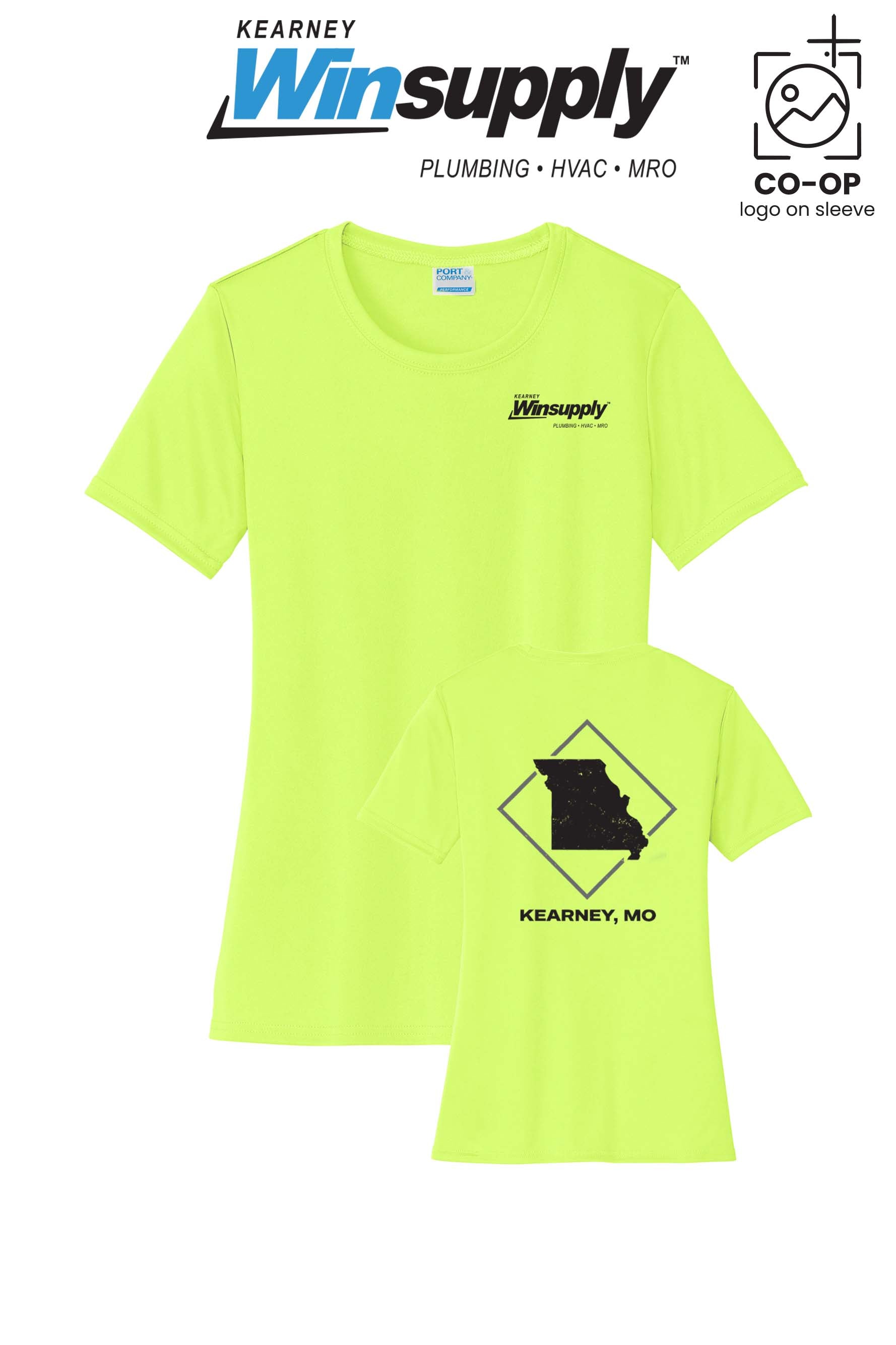 Port & Co™ Womens PerformanceUPF50 Tee - Kearney Winsupply