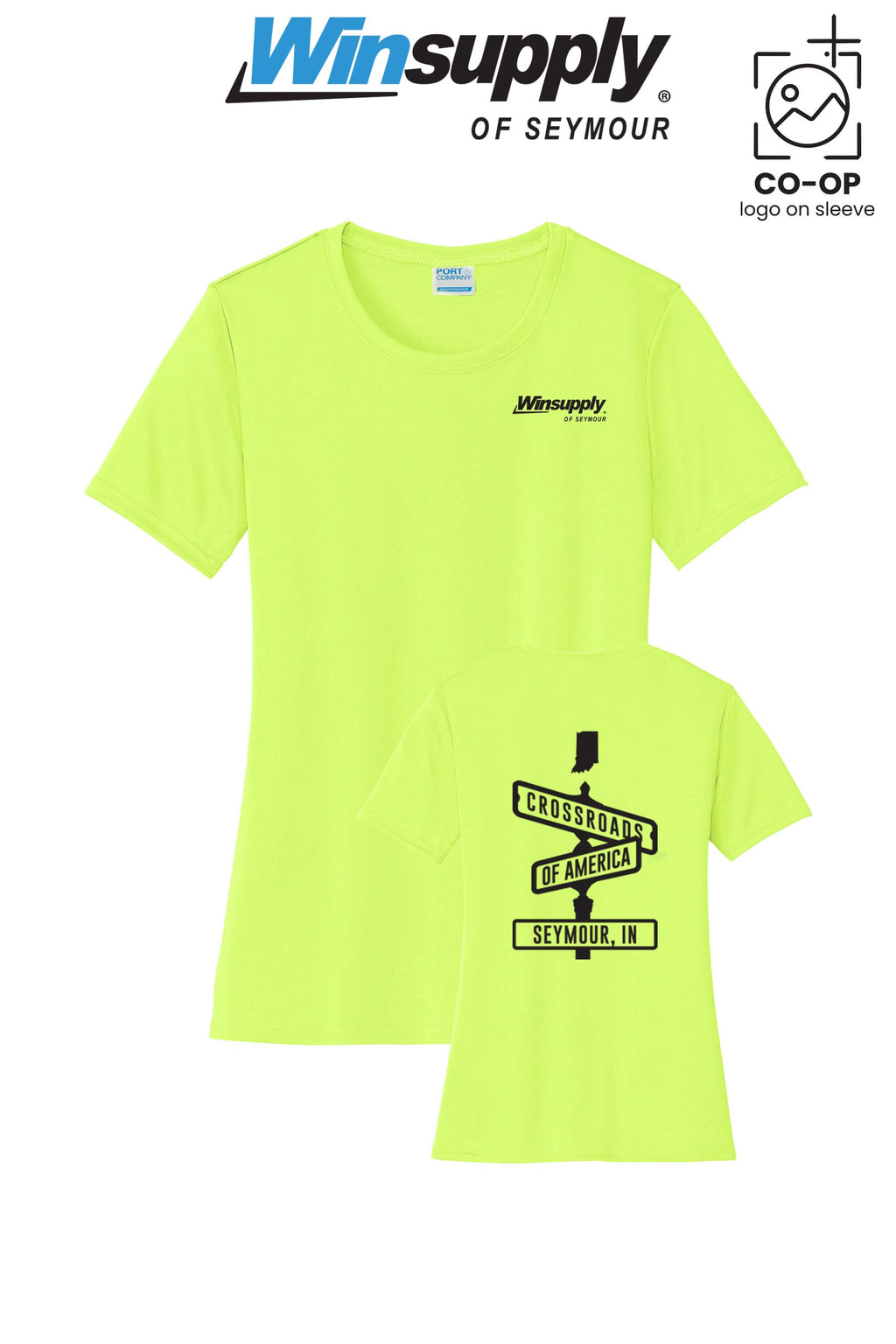Port & Co™ Womens PerformanceUPF50 Tee - Winsupply of Seymour IN