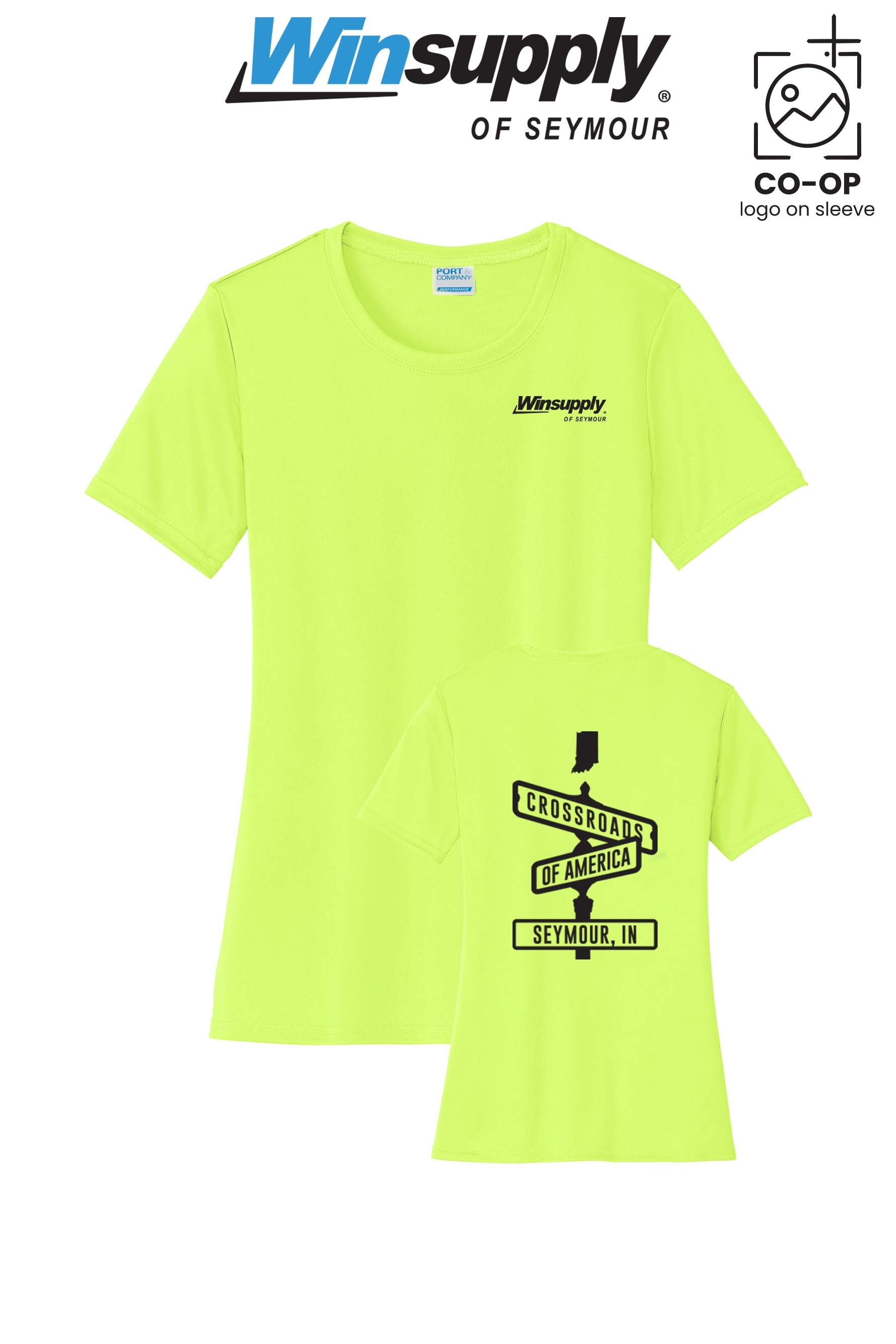 Port & Co™ Womens PerformanceUPF50 Tee - Winsupply of Seymour IN