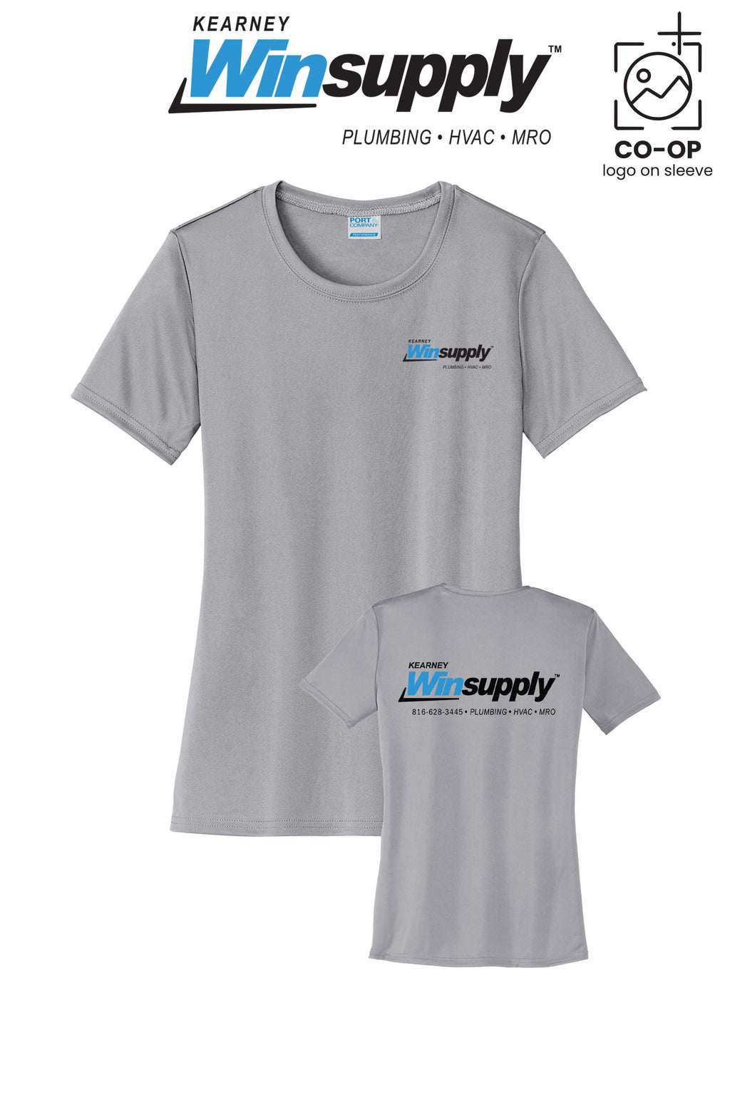 Port & Co™ Womens PerformanceUPF50 Tee - Kearney Winsupply
