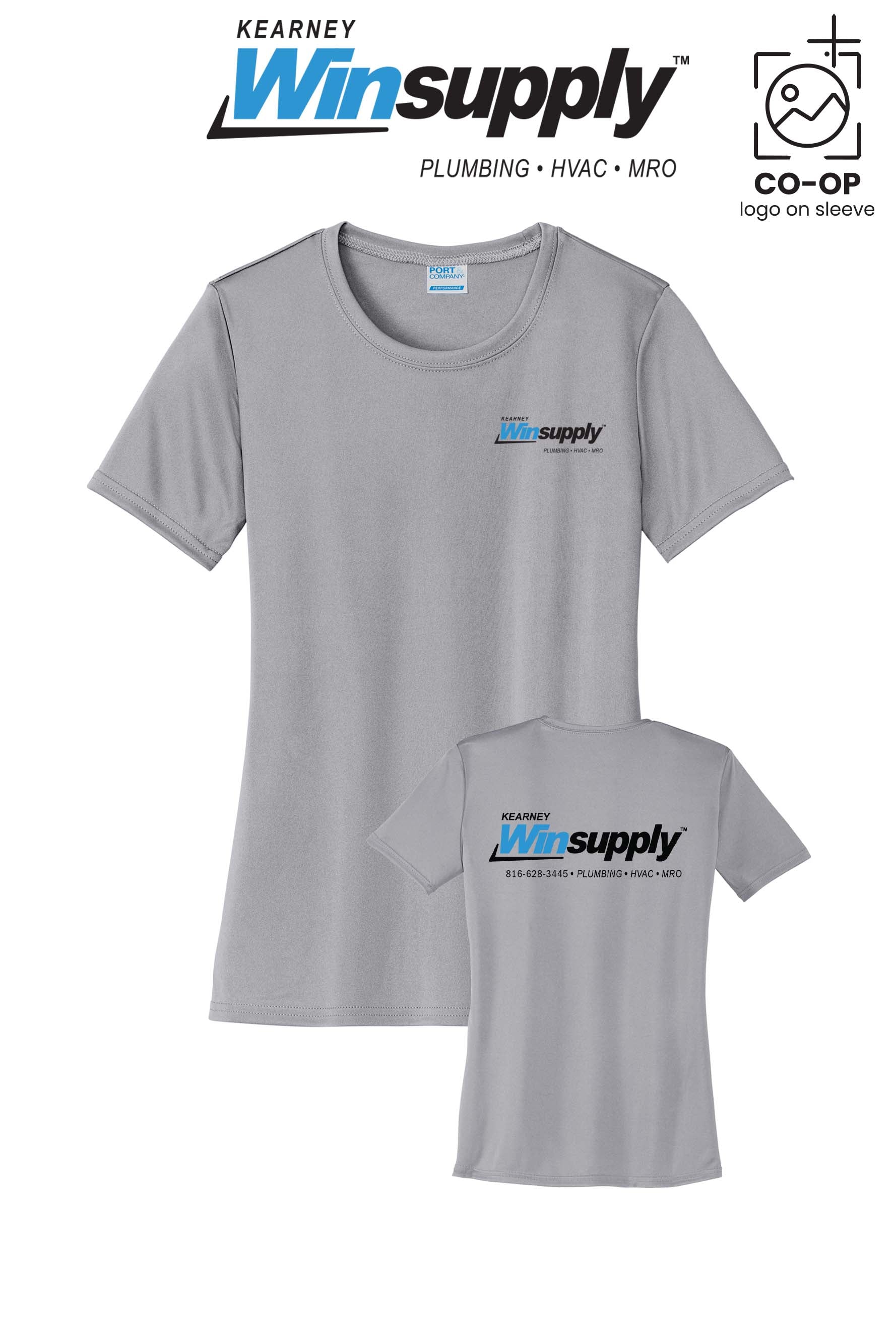 Port & Co™ Womens PerformanceUPF50 Tee - Kearney Winsupply