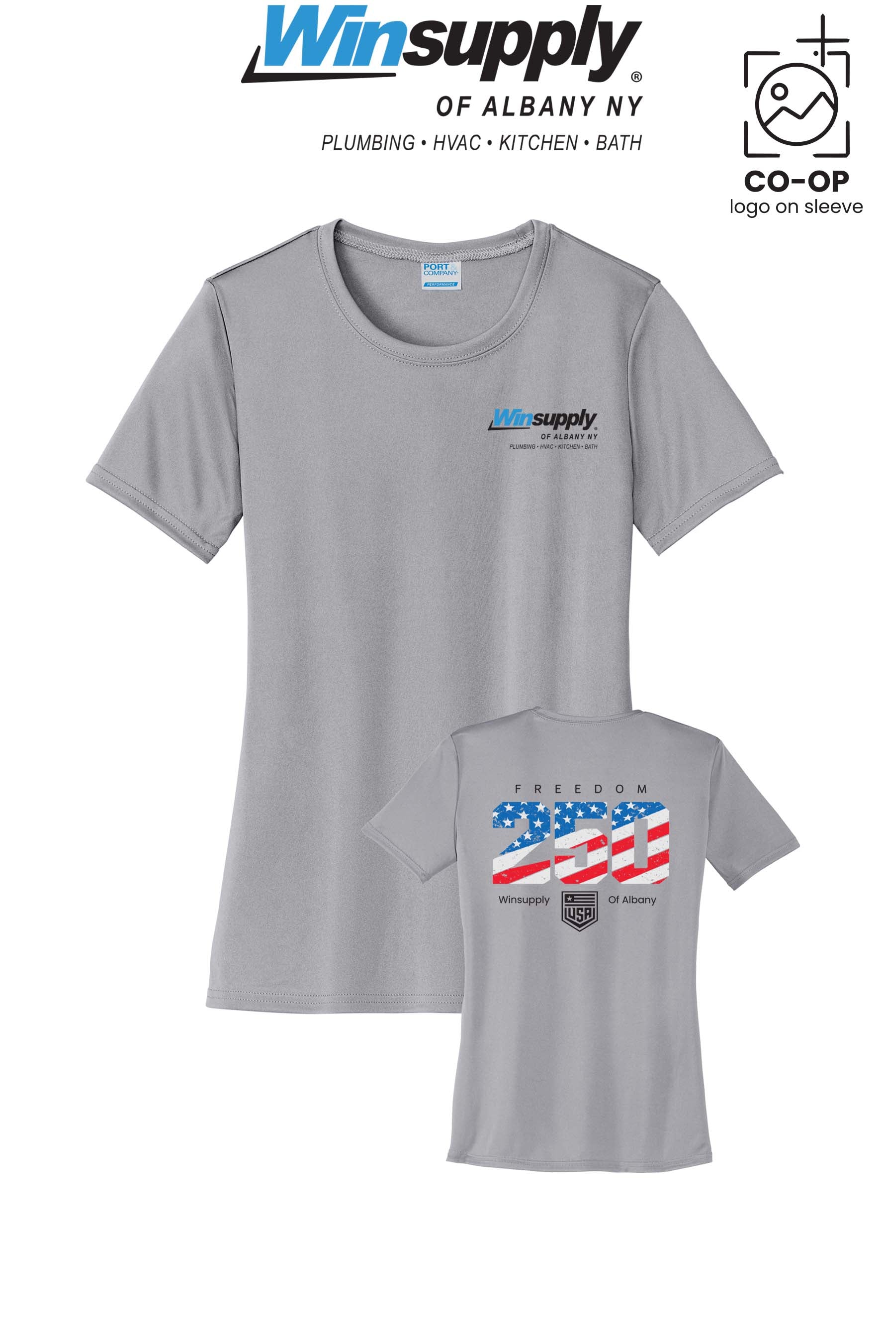 Port & Co™ Womens PerformanceUPF50 Tee - Winsupply of Albany NY