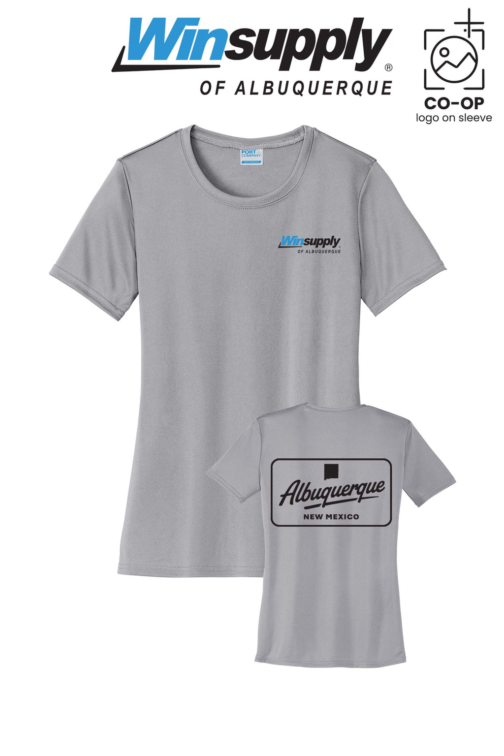 Port & Co™ Womens PerformanceUPF50 Tee - Winsupply of Albuquerque