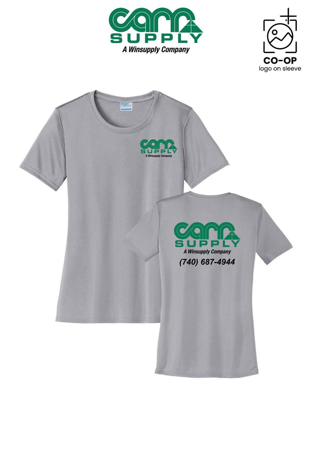 Port & Co™ Womens PerformanceUPF50 Tee - Carr Supply - Lancaster