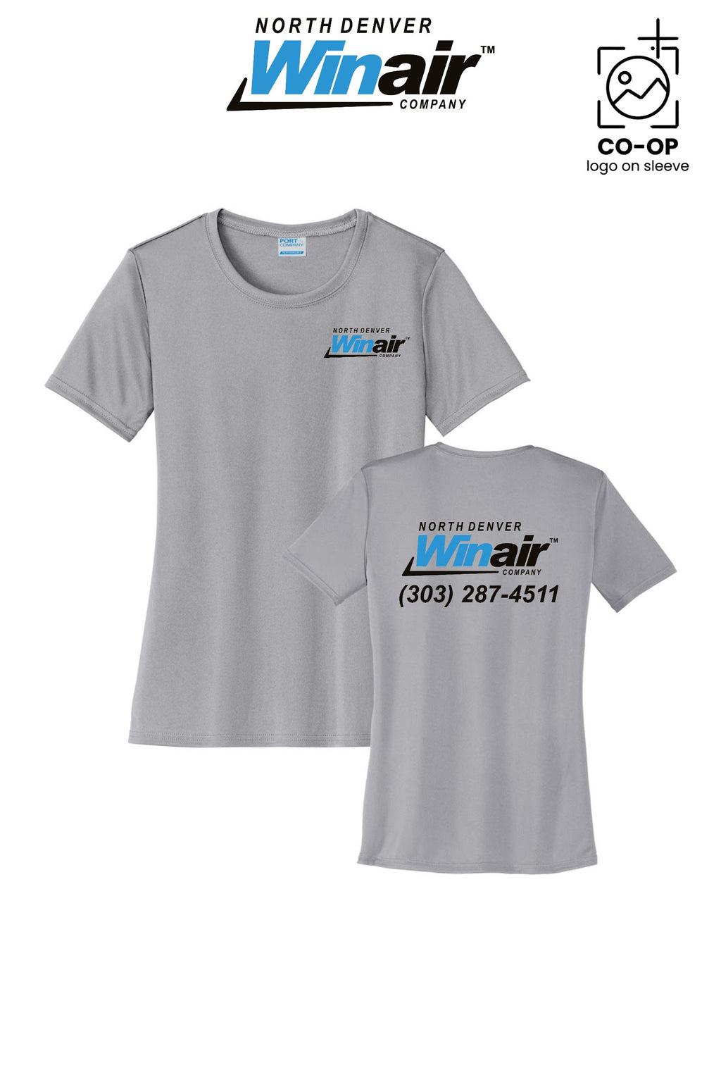 Port & Co™ Womens PerformanceUPF50 Tee - North Denver Winair