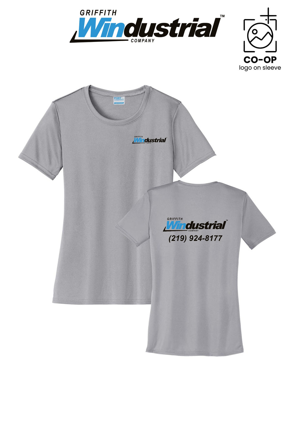 Port & Co™ Womens PerformanceUPF50 Tee - Griffith Windustrial
