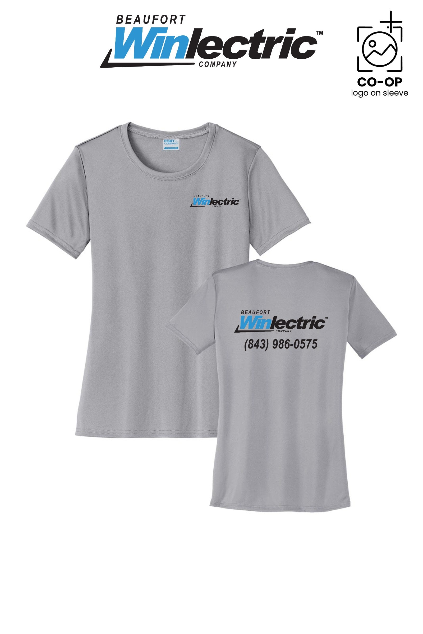 Port & Co™ Womens PerformanceUPF50 Tee - Beaufort Winlectric