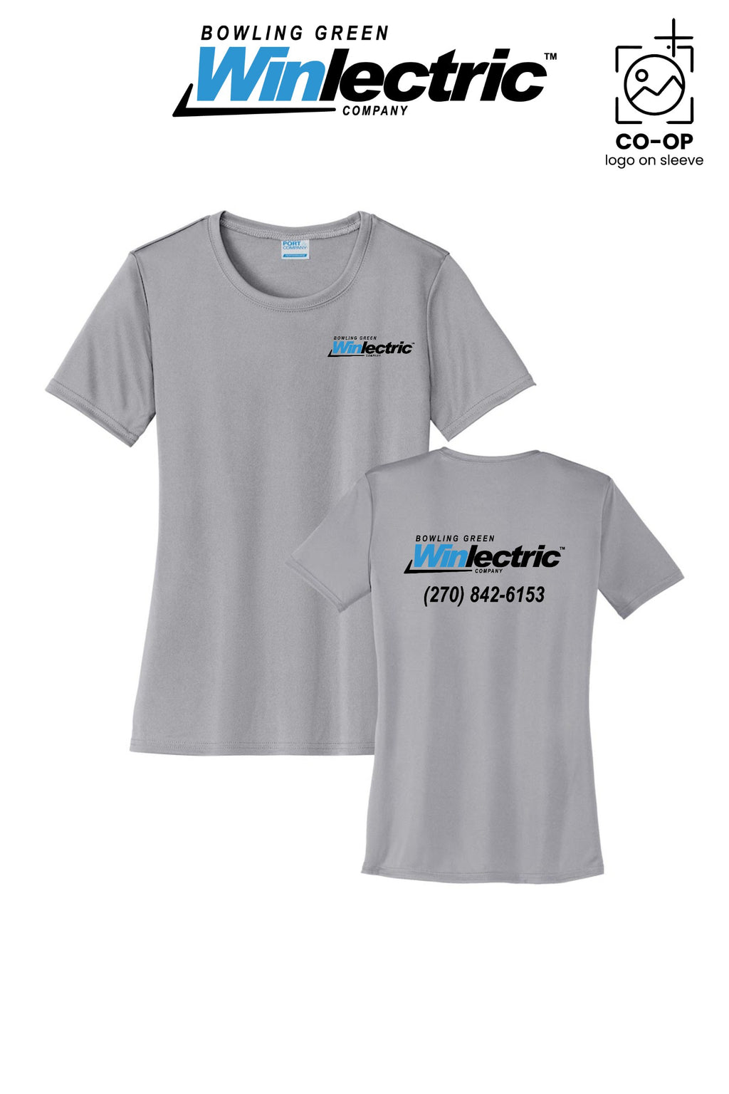 Port & Co™ Womens PerformanceUPF50 Tee - Bowling Green Winlectric