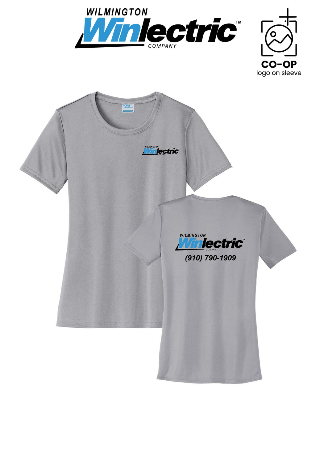 Port & Co™ Womens PerformanceUPF50 Tee - Wilmington Winlectric