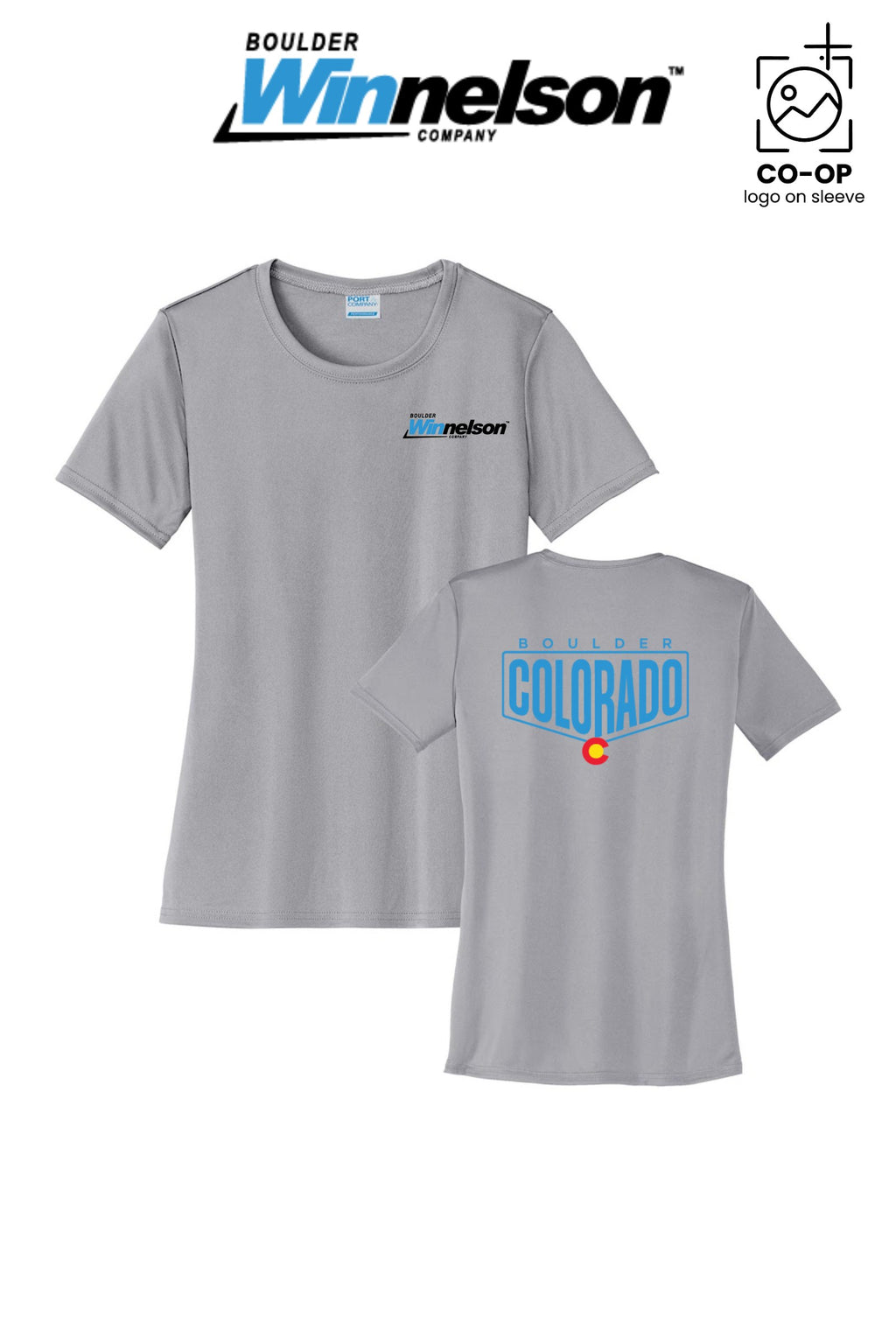 Port & Co™ Womens PerformanceUPF50 Tee - Boulder Winnelson